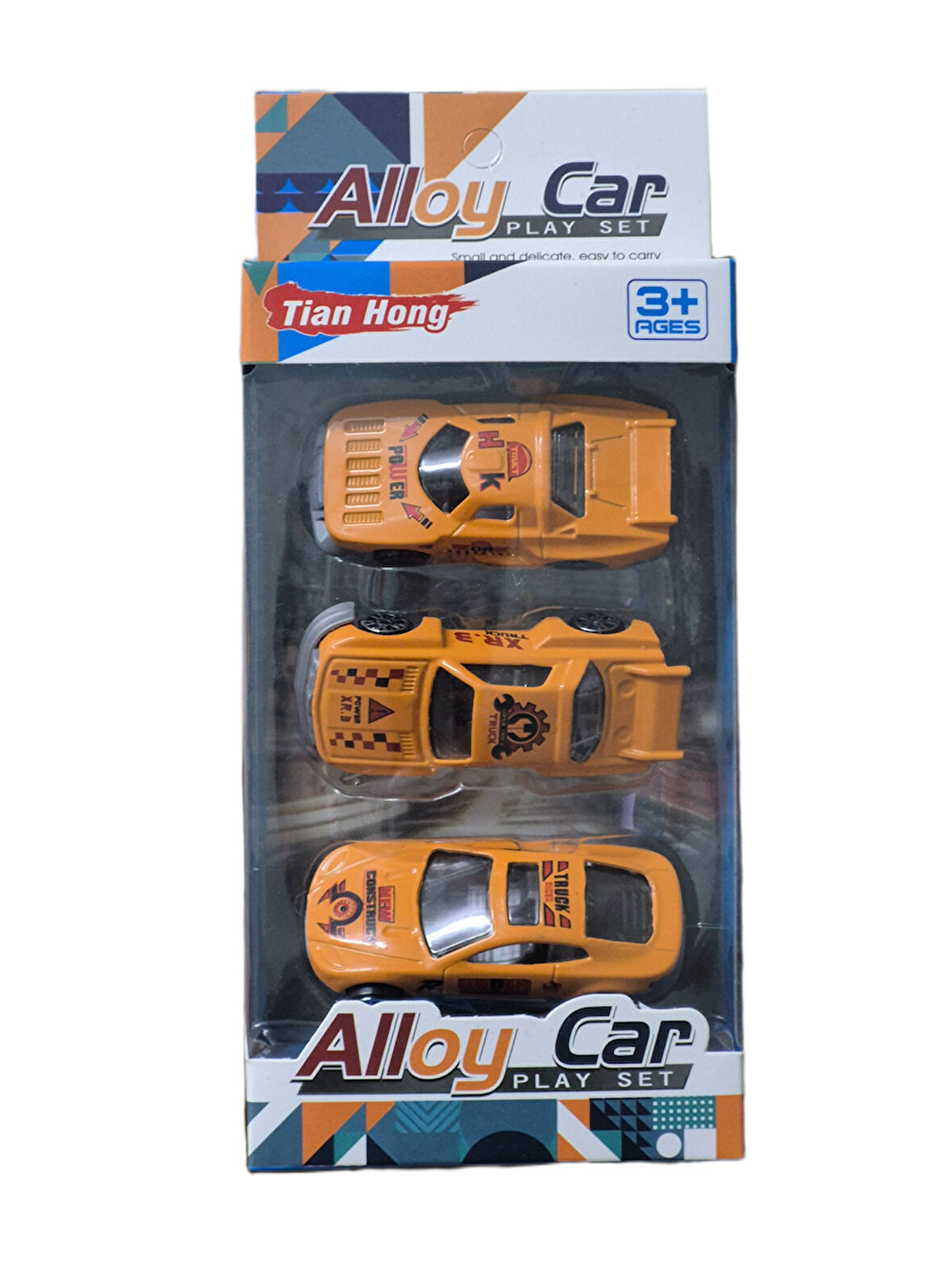 3'lü Metal Araba Seti (İtfaiye, Polis, İnşaat)