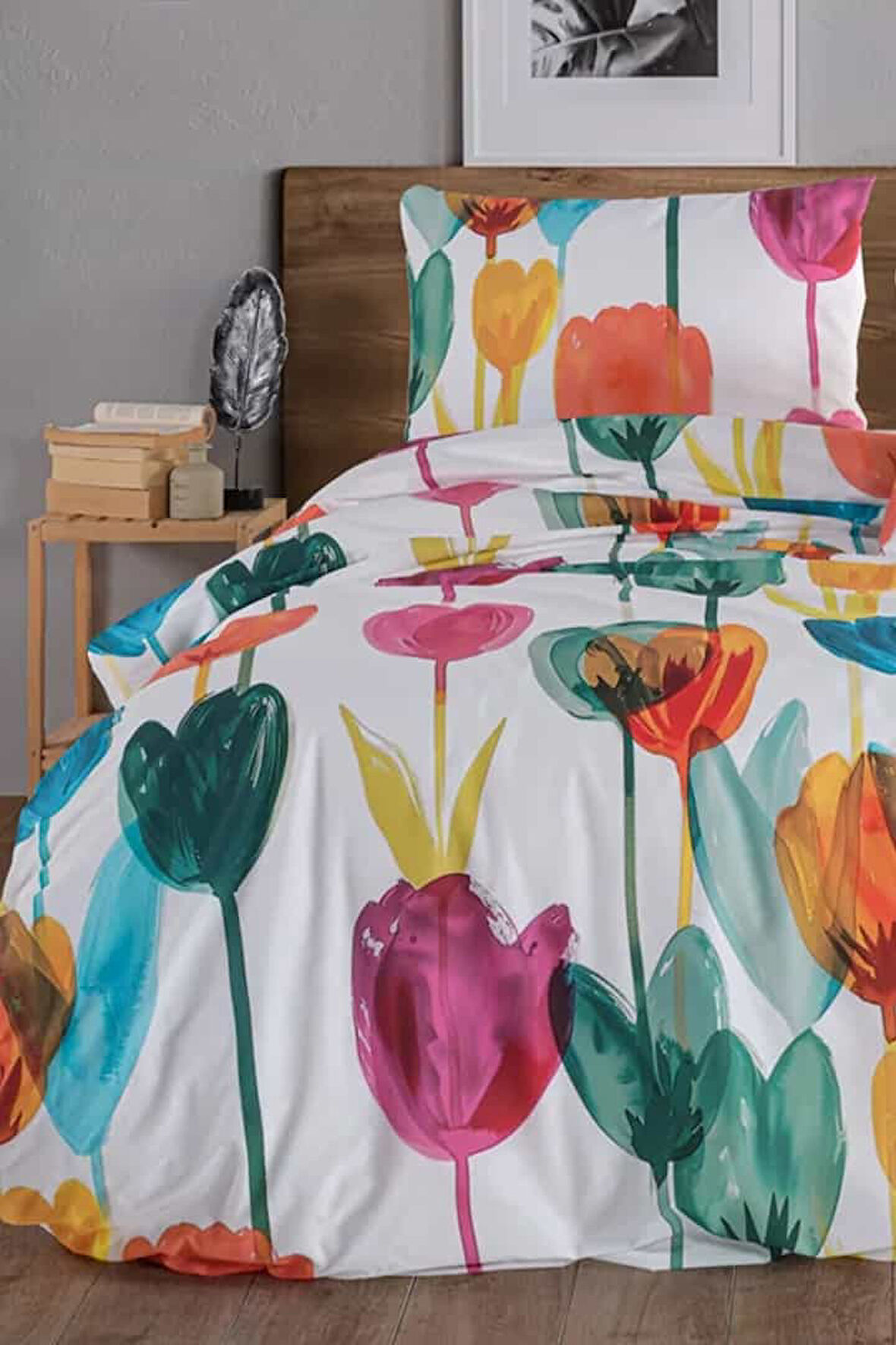 Tulip %100 Pamuk Tek Kişilik Nevresim Takımı