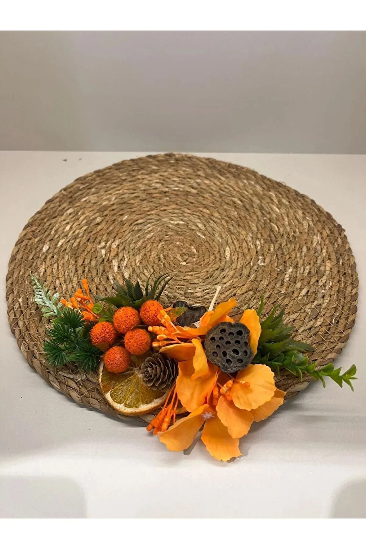 Runner & Amerikan Servisi - Turuncu - 39 x 26 cm