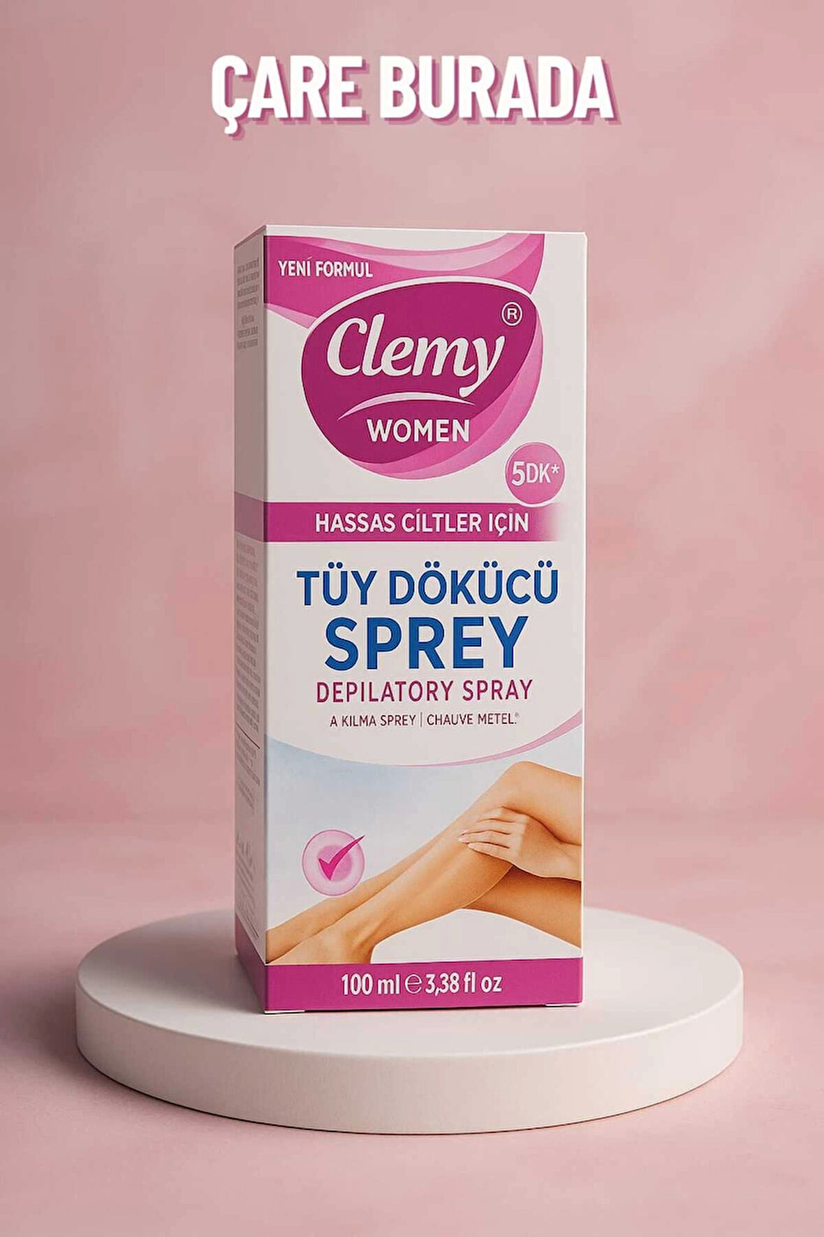 Tüy Dökücü Sprey 100 ml (Kadın)