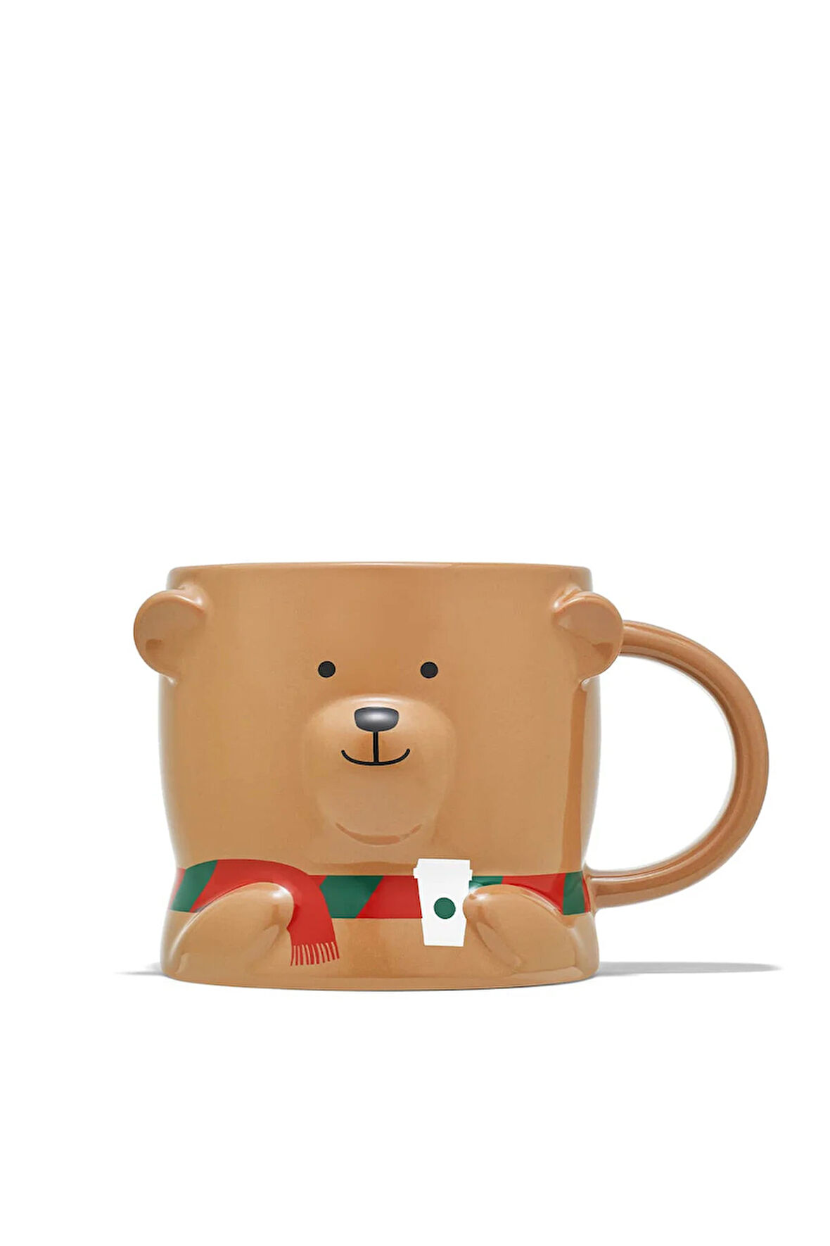 Barista Ayıcık Tasarımlı Kahverengi Kupa Mug 355 ml