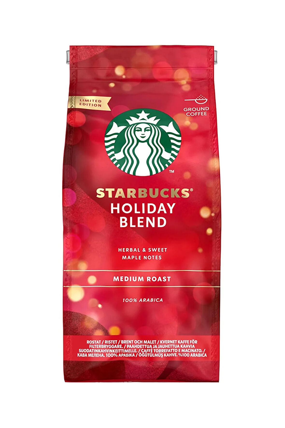 Starbucks Holiday Blend Öğütülmüş Kahve 200g