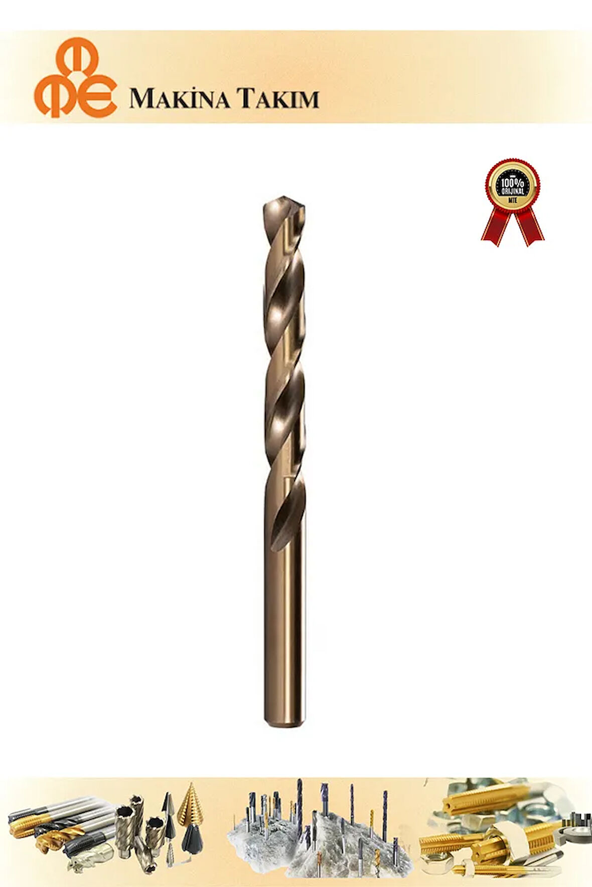 MTE 4,5mm Paslanmaz Matkap Ucu Altın Seri HSS-E DIN 338