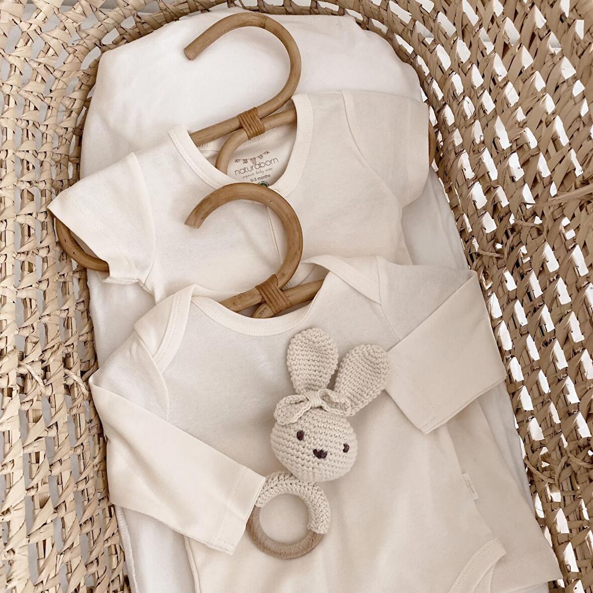 Naturaborn GOTS Organik Sertifikalı Uzun Kollu Bebek Body