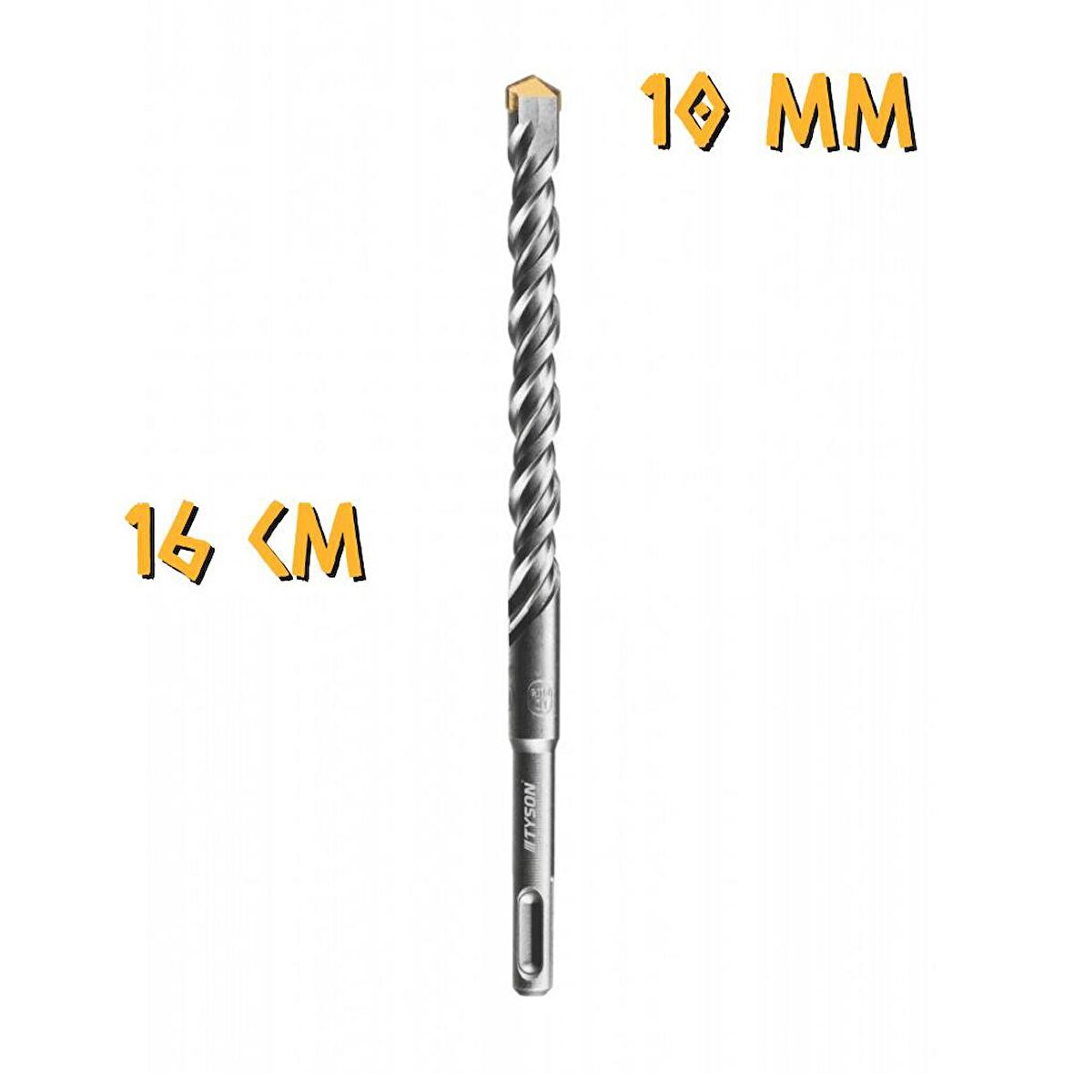 Kupa Tyson SDS Plus Delici Hilti-Matkap Ucu - 10 mm. - 16 cm