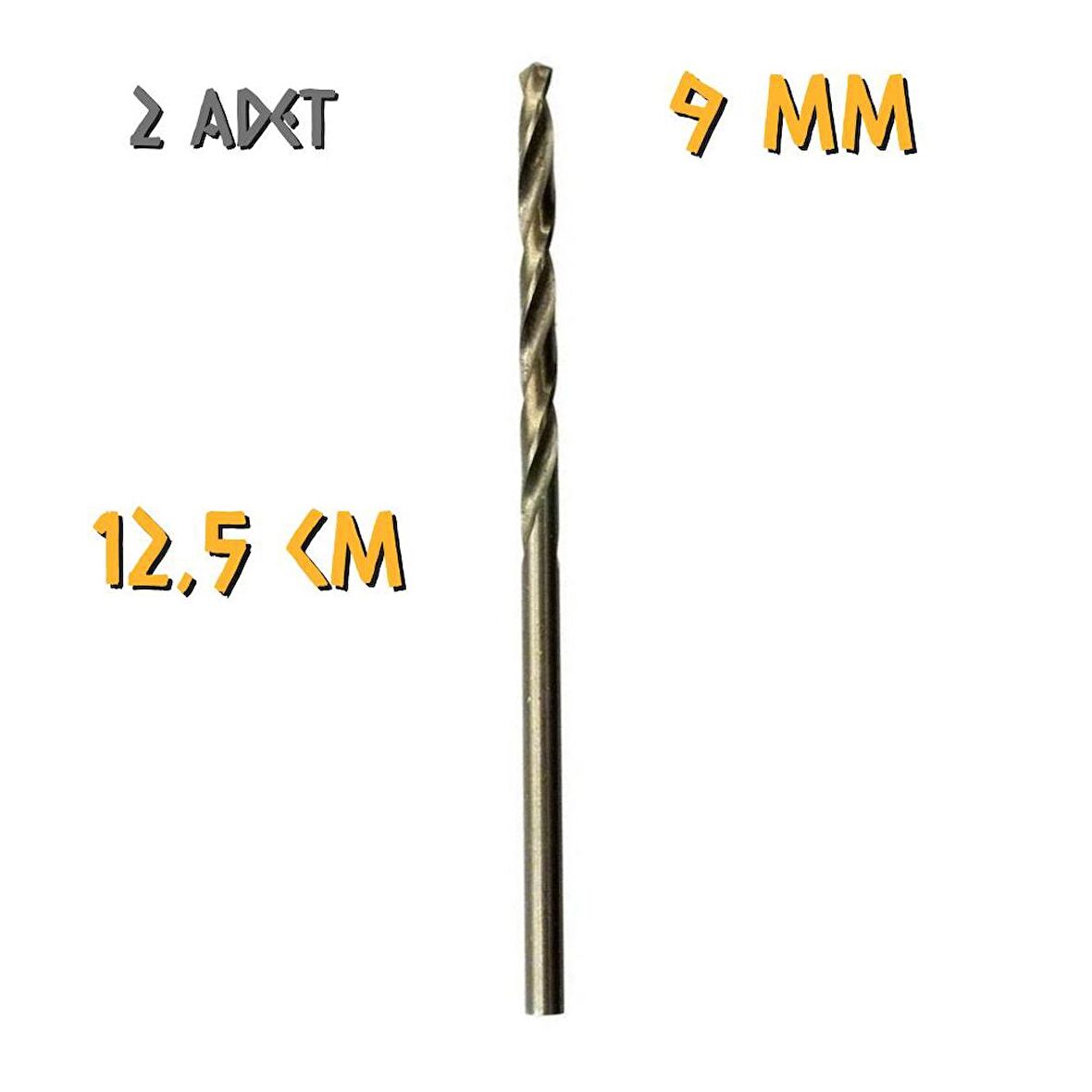 Kupa Tyson Metal Ahşap Delici HSS Matkap Ucu 9.0 mm. - 2 Adet