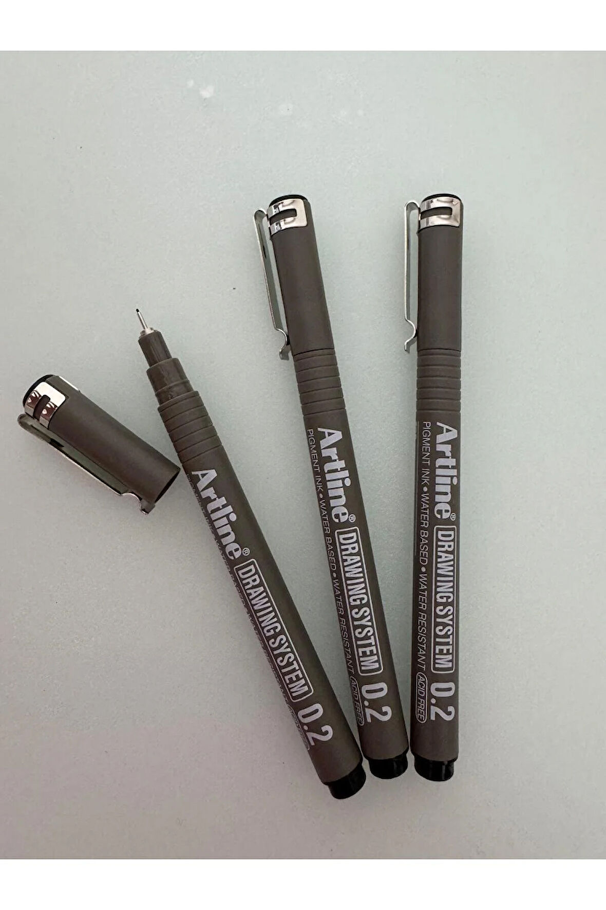 Çizim Kalemi 0.2 MM Siyah (3 adet)