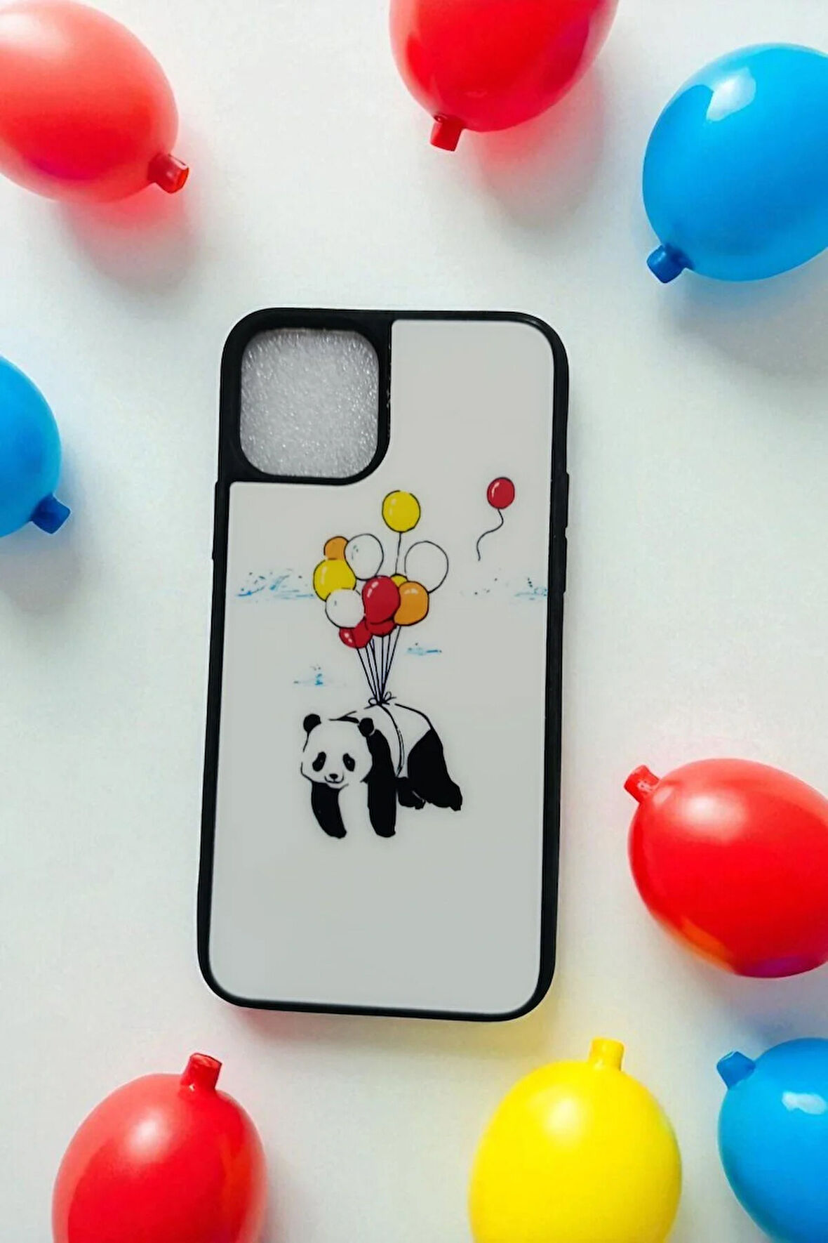 Apple iPhone 11 PRO Uyumlu Uçan Panda Love Tasarım Baskılı Kılıf