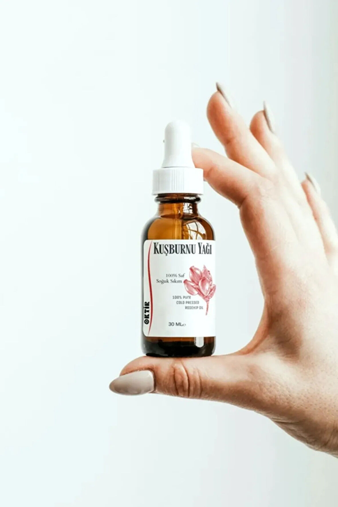 Soğuk Sıkım Kuşburnu Yağı 30 ml Cilt Lekesi, Kırışıklık Çatlak Izleri Kolagen Gençleştirici