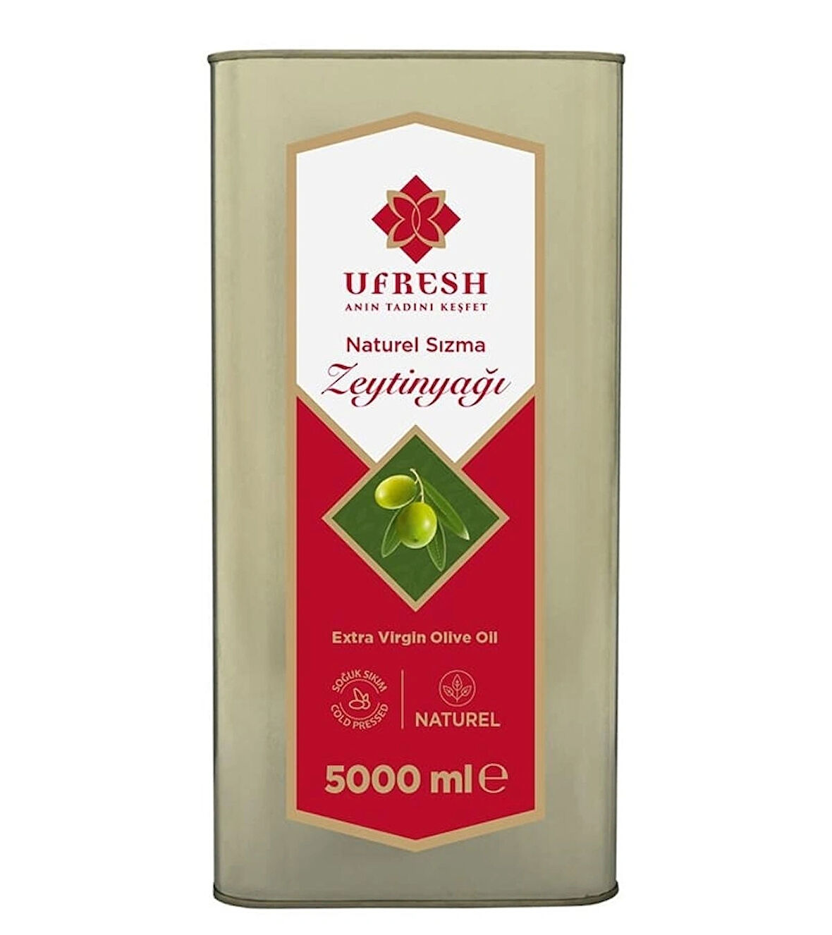 Naturel Sızma Zeytinyağı Teneke (5000 ml)