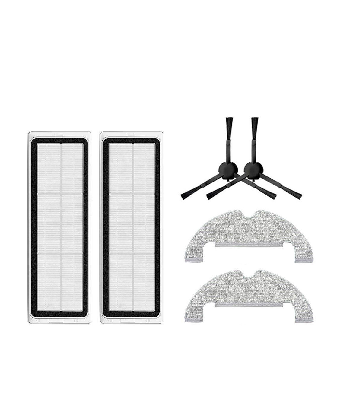 Xiaomi Vacuum Mop 2 Ultra Uyumlu Yedek Hepa Filtre Yan Fırça Mop-6 Parça