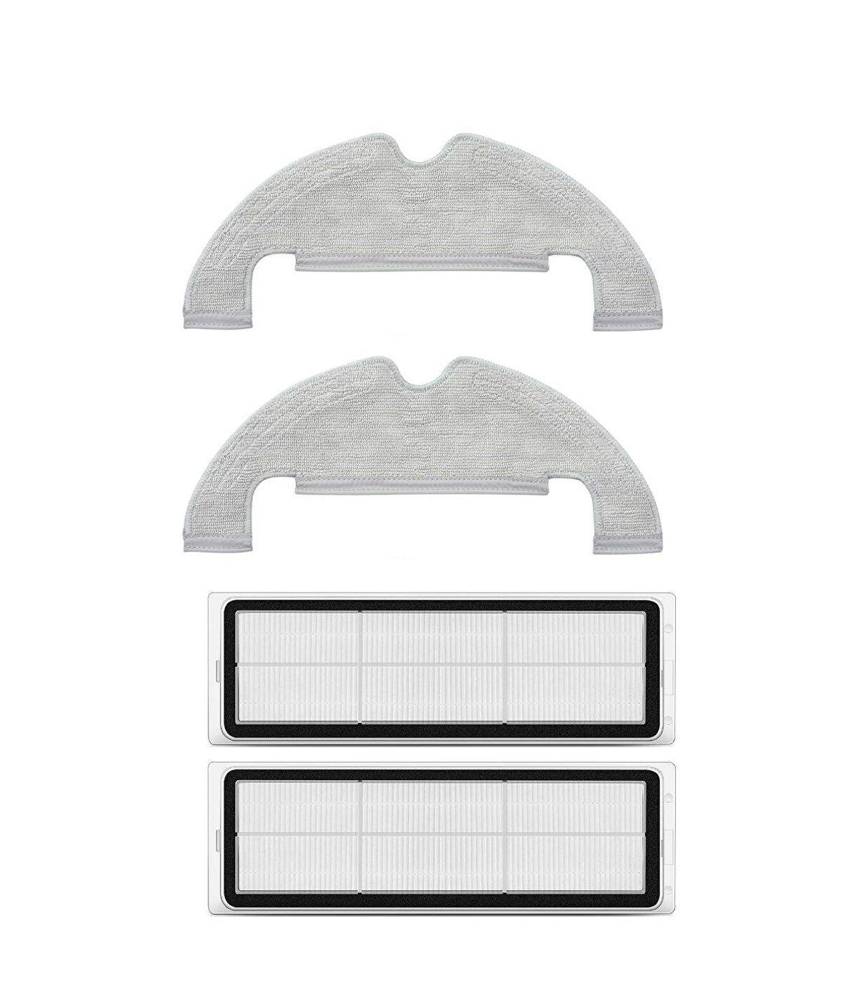 Xiaomi Vacuum Mop 2 Ultra Uyumlu Yedek Mop ve Hepa Filtre-4 Parça