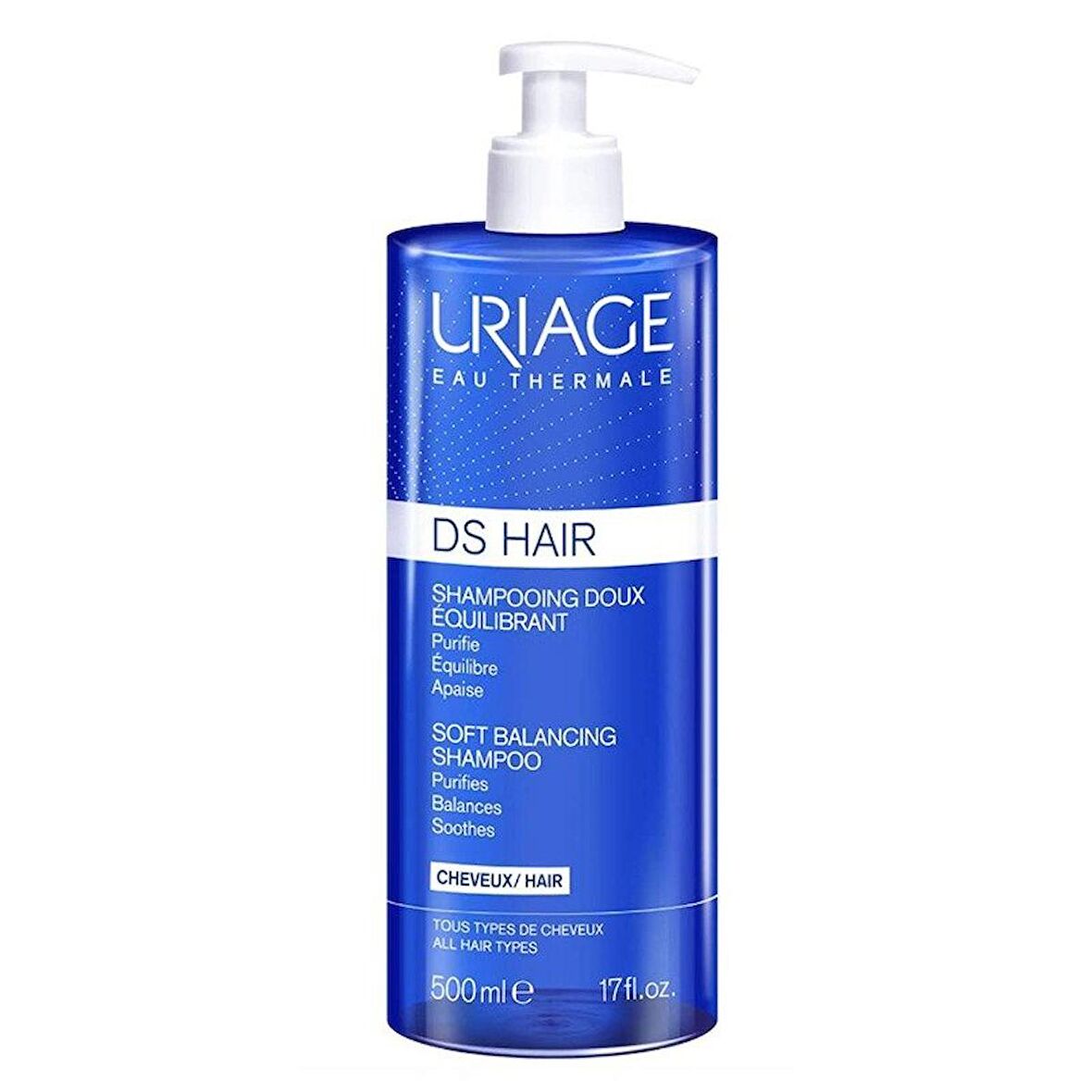Uriage DS Hair Soft Balancing Şampuan - Arındırıcı Ve Dengeleyici Kepek Karşıtı Şampuan 500 ml