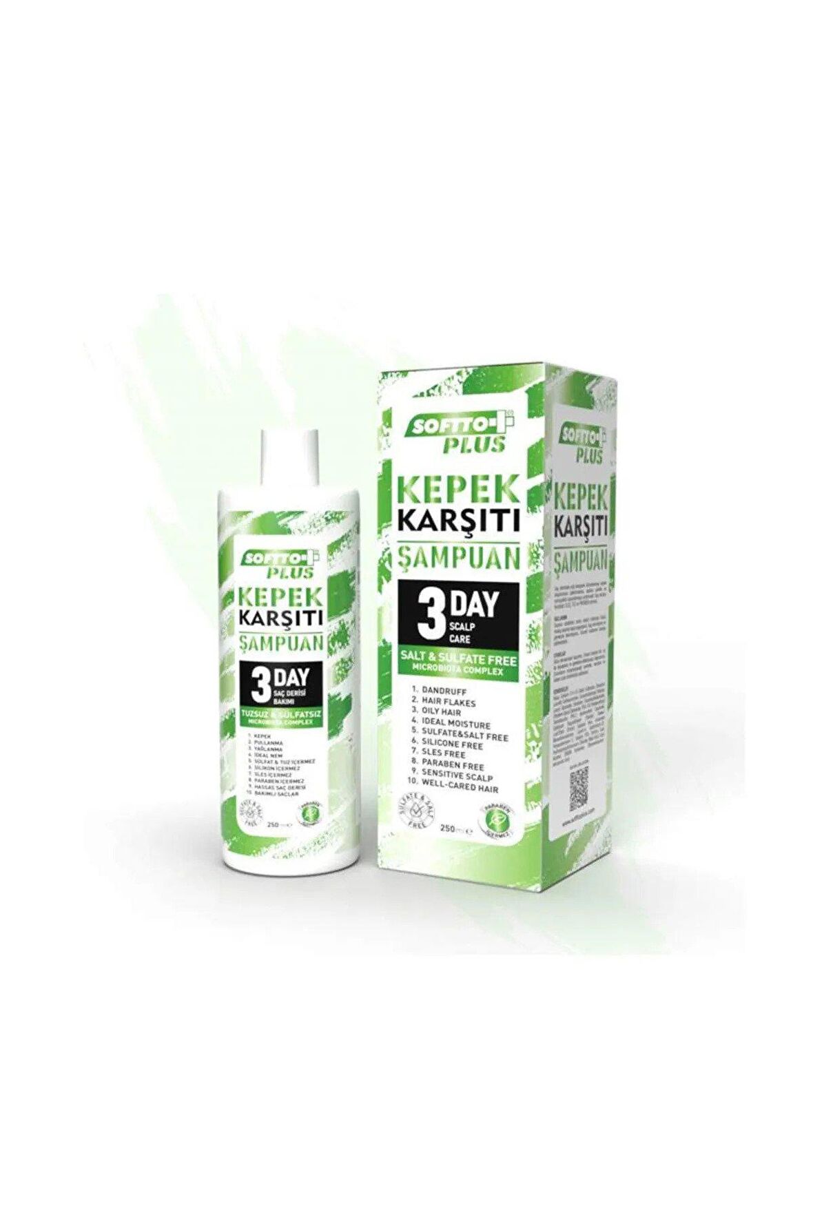 For Dandruff Hair Anti Dandruff Sulfate And Paraben Free Shampoo - Kepek Karşıtı Şampuan 250 ml