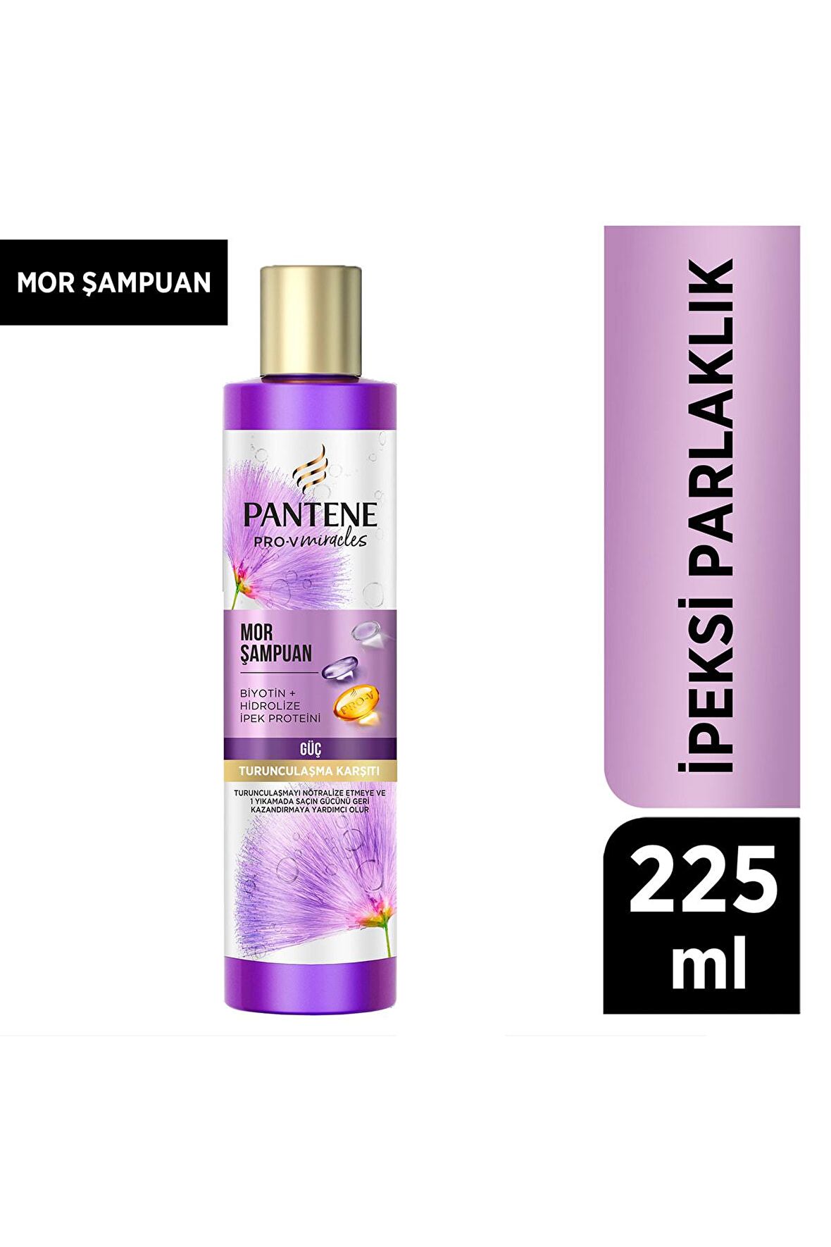 SOPPİNG FASİONS Pro-v Ipeksi Parlaklık Mor Şampuan, 225ml