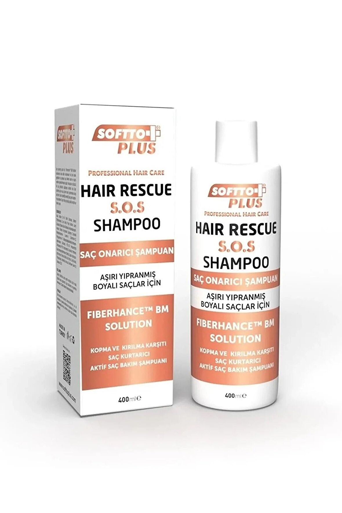 Softto Plus S.O.S Boyalı Saçlar İçin Saç Onarıcı Şampuan 400 ml