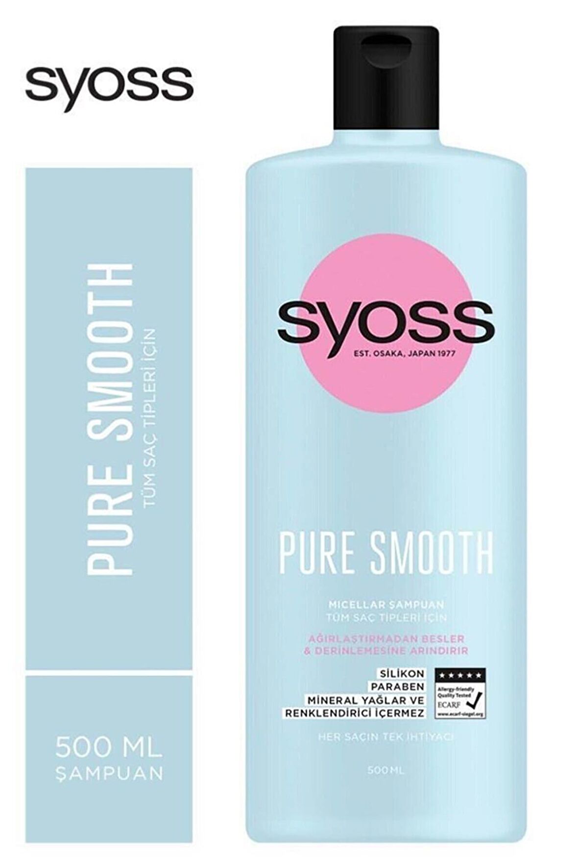 Syoss Pure Micellar Şampuan 500 ml.