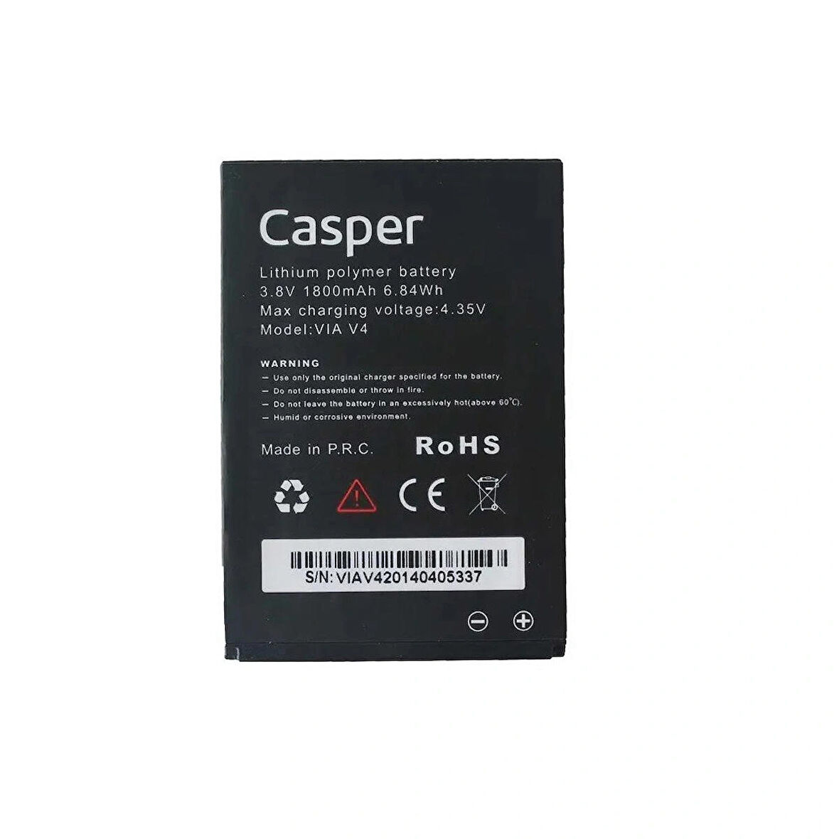 Casper Via V4 Uyumlu İthal Pil