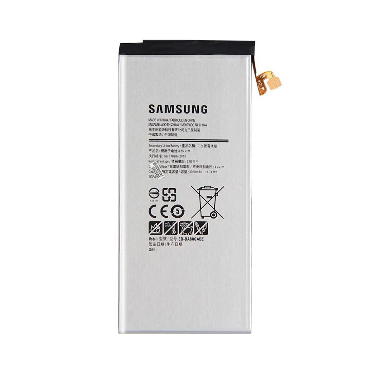 Samsung Galaxy A8 2015 A800F Uyumlu İthal Pil