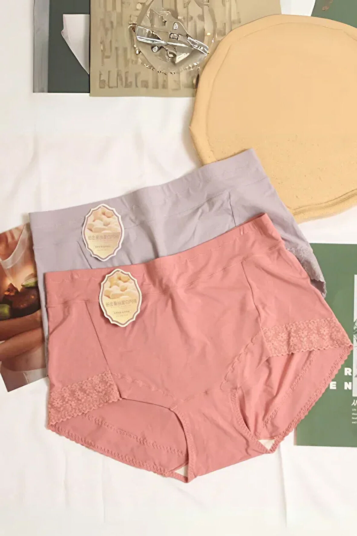 Yüksek Bel Külot, İz Yapmayan, Terletmeyen, İthal İpek Karışımlı Bambu Kumaş