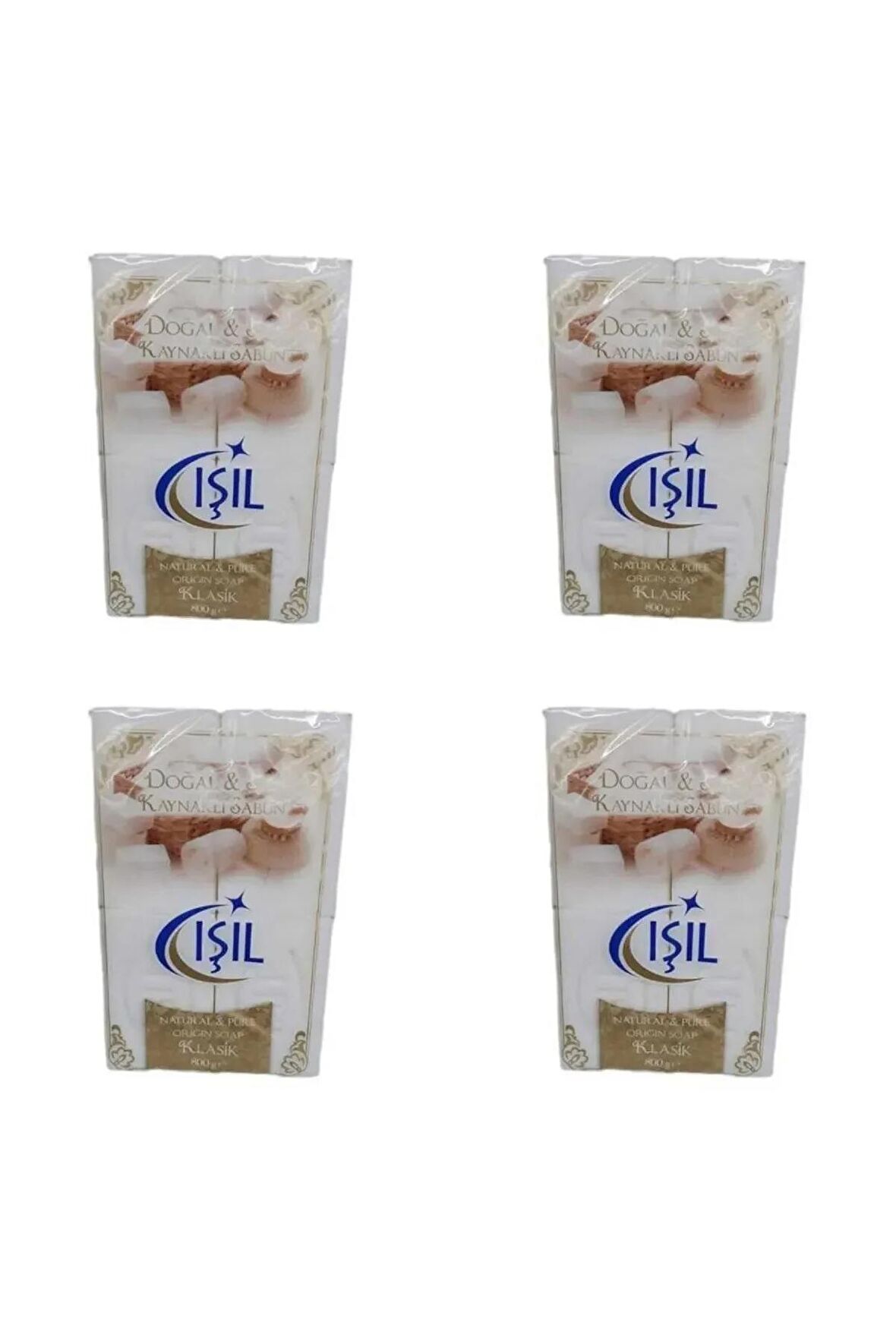 Işıl Doğal Saf Kaynaklı Katı Sabun 4x200 g (4 PAKET)