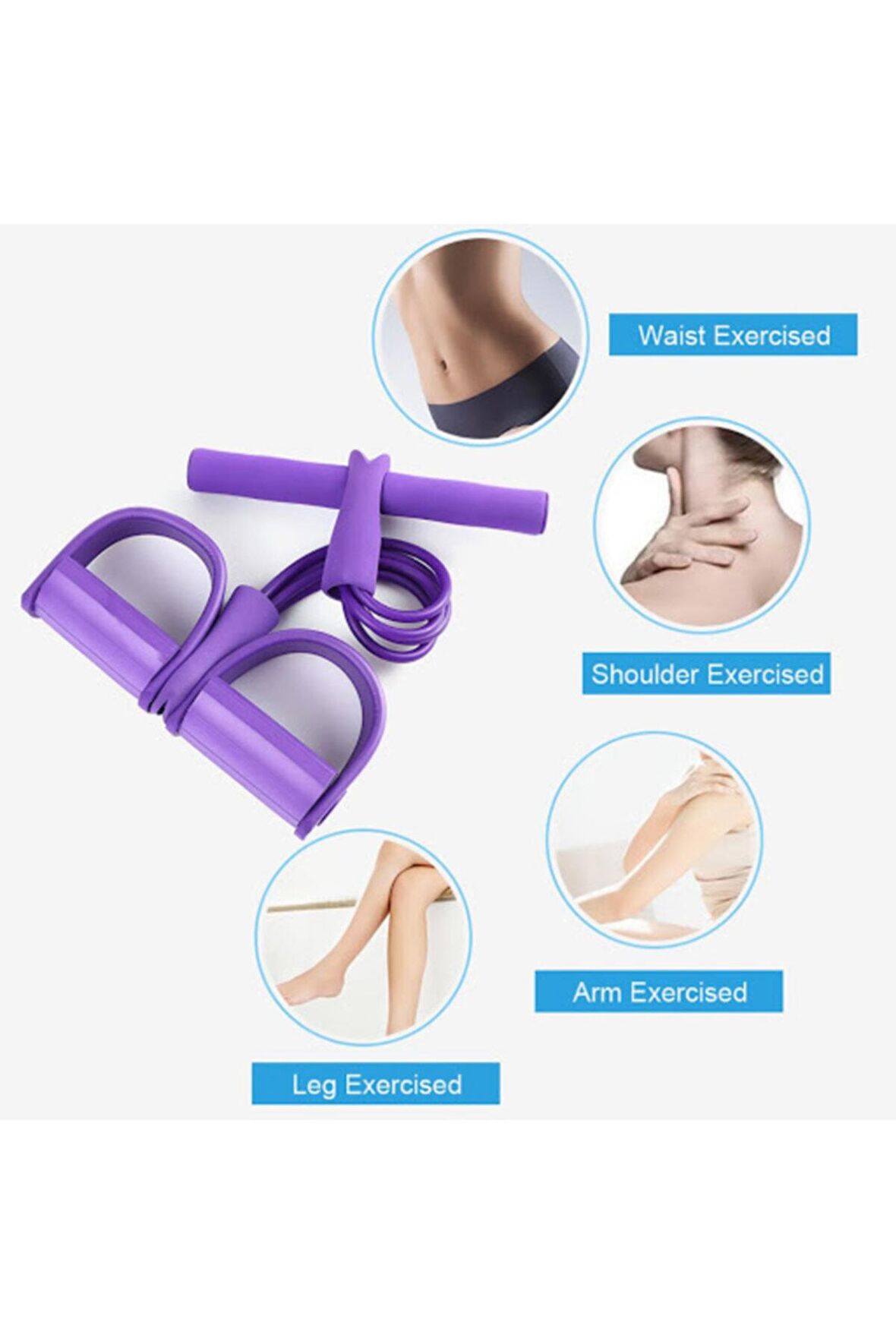 Body Trimmer Vücut Şekillendirici Egzersiz Karın El Ayak Direnç Lastiği