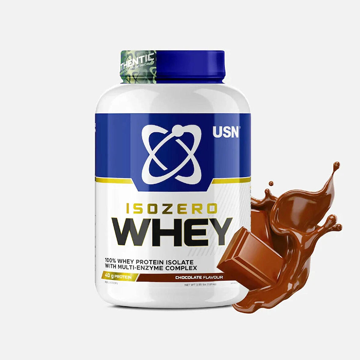USN Isozero İsolate(izole) Whey Protein Zero sugar 1800 Kg - 70 servis