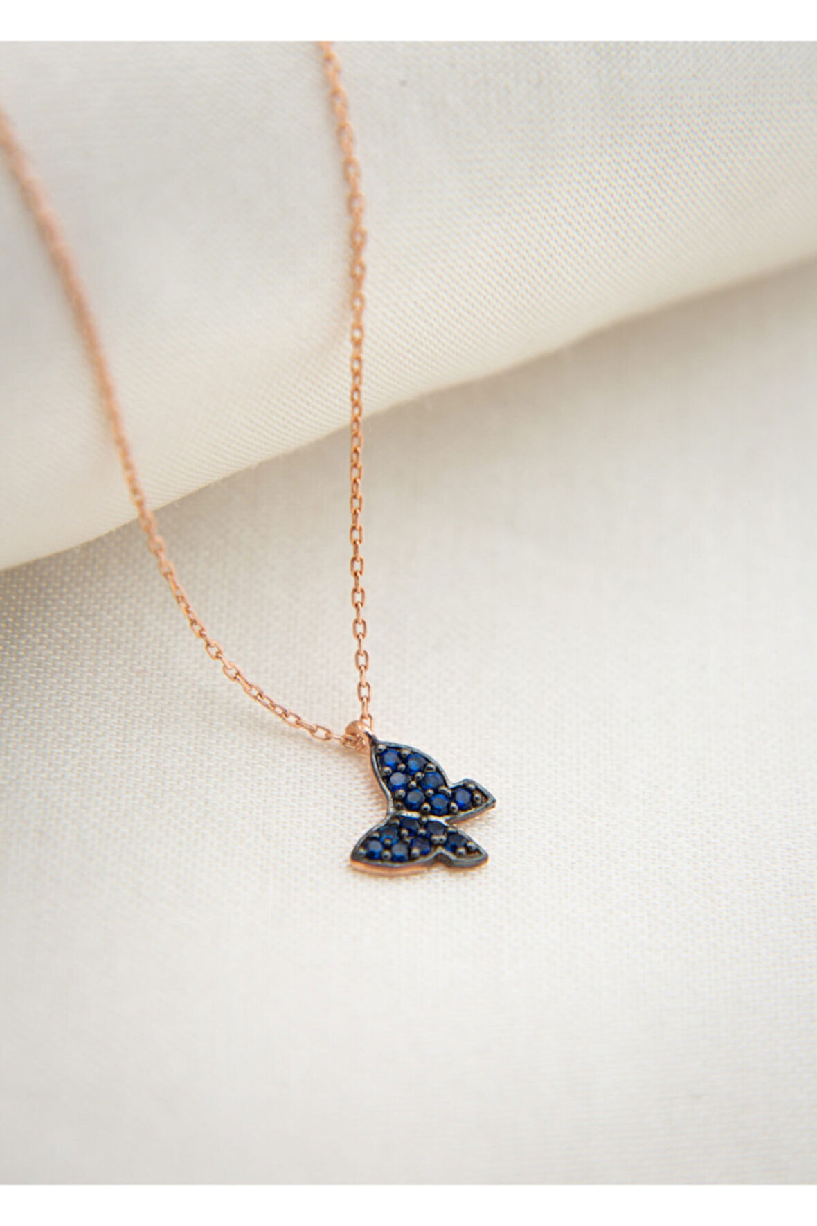 925 Ayar Papatya silver doğum taşlı mini kelebek kolye.kişiye özel kelebek kolye.rose.gold.rodaj