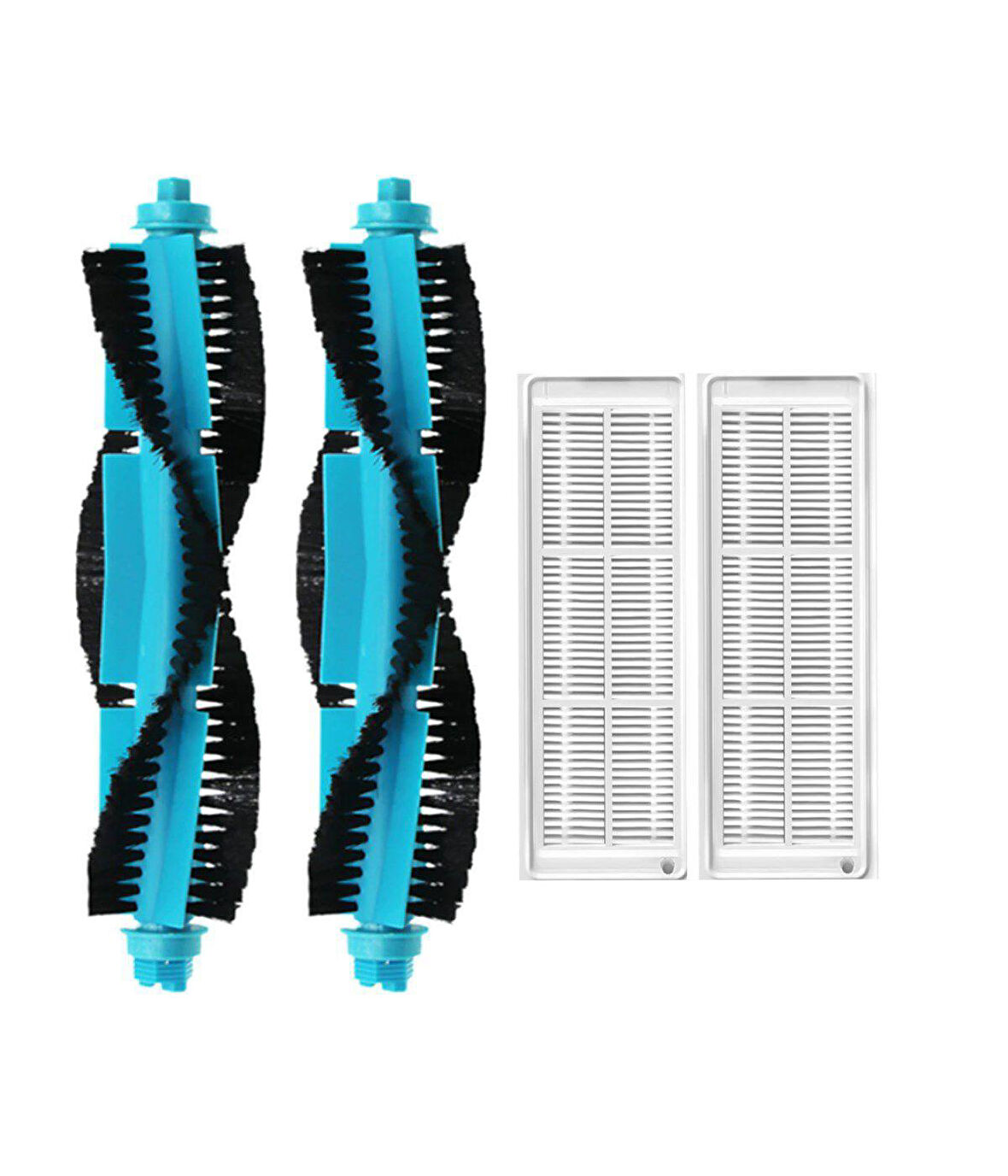 Viomi V2 PRO Uyumlu Yedek Ana Fırça ve Hepa Filtre-4 Parça