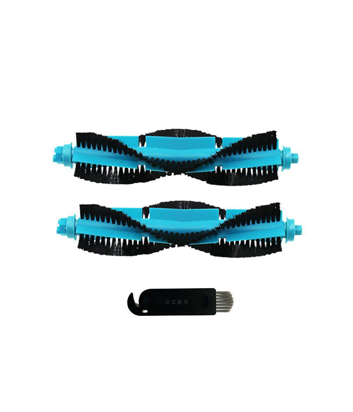 Viomi V3 Uyumlu Yedek Ana Fırça ve Temizleme Fırçası-3 Parça