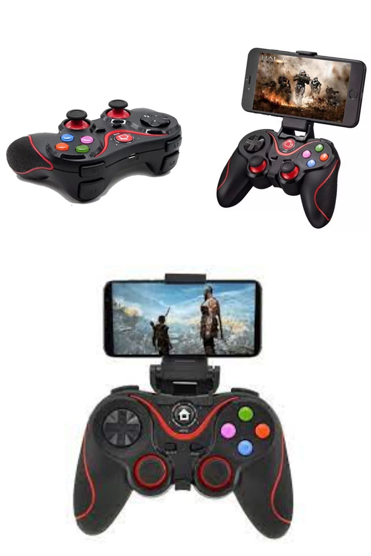 Özel Seri Kablosuz Bluetooth Taşınabilir Gamepad PC&Tablet&IOS&Android&Akıllı TV Uyumlu