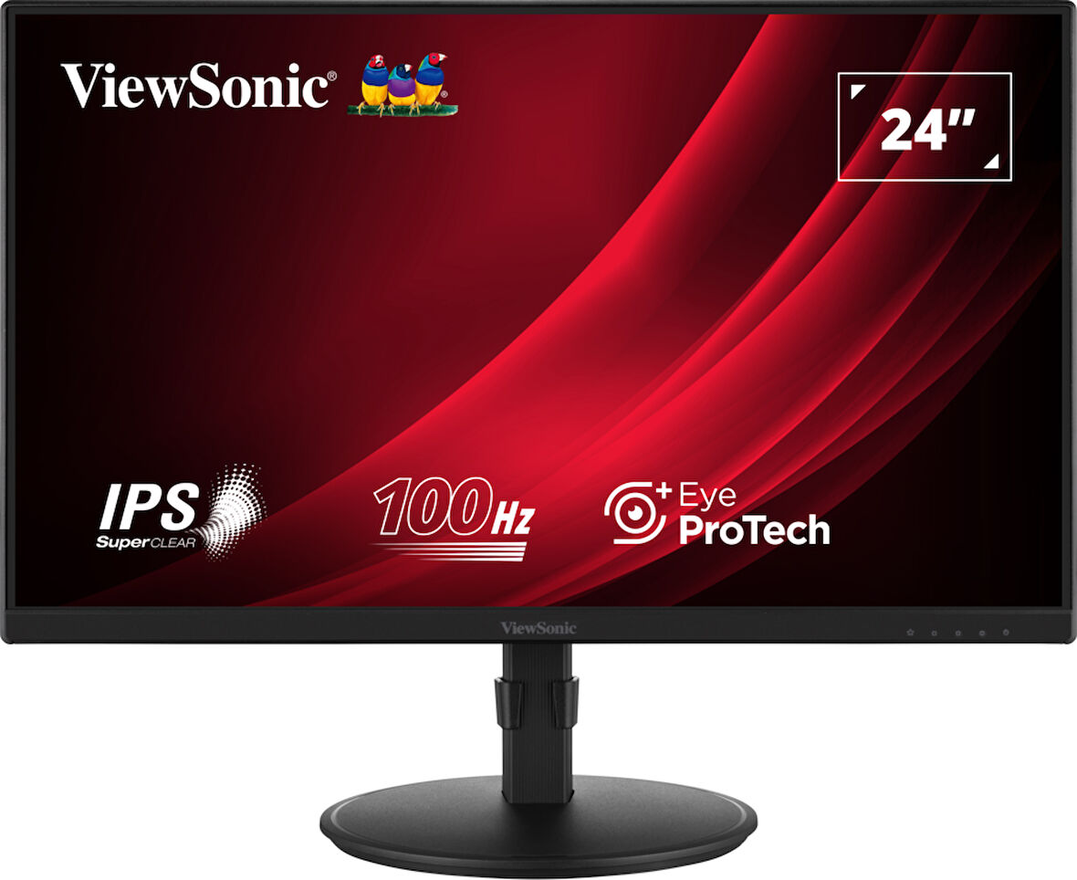 VIEWSONIC VA2408-HDJ 23.8 INC 5MS 100HZ 1920X1080 FHD TILT SWIVEL PIVOT YUKSEKLIK AYARLI MONITOR