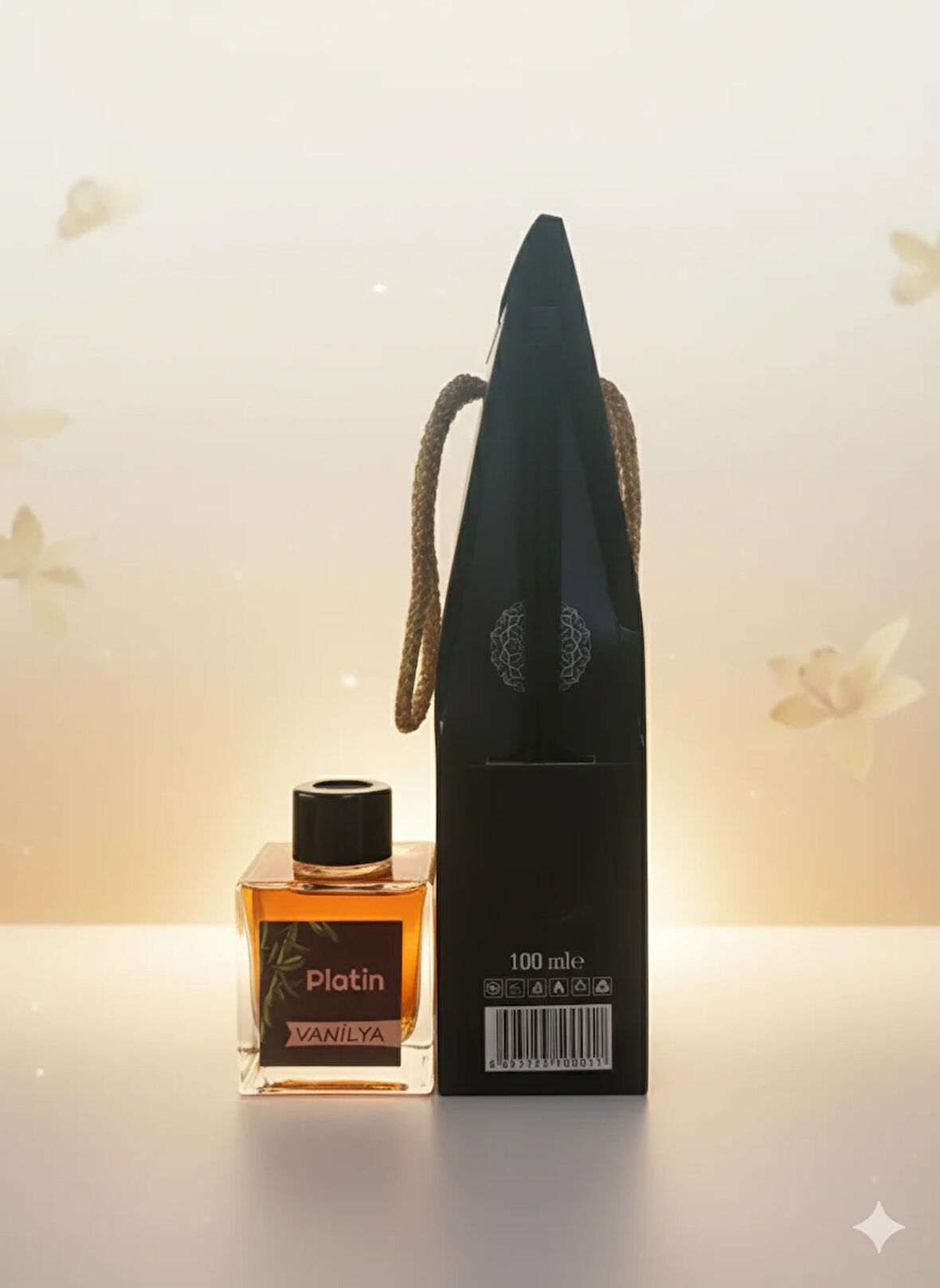 Platin Vanilya Bambu Çubuklu Oda Kokusu 100ml