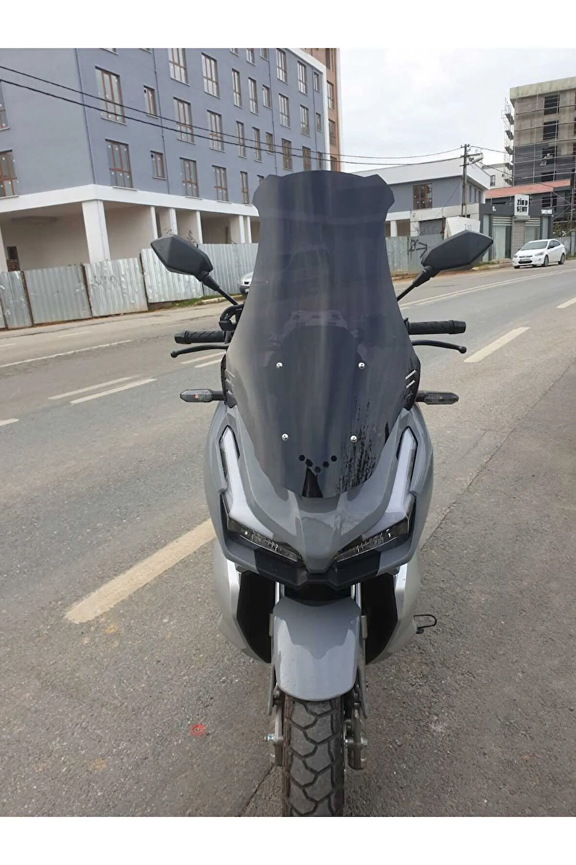 RKS Veloce 150 Siperlik Ön Cam 2023 2024 Model 75cm Siyah Renkli 4mm UZUN CAM
