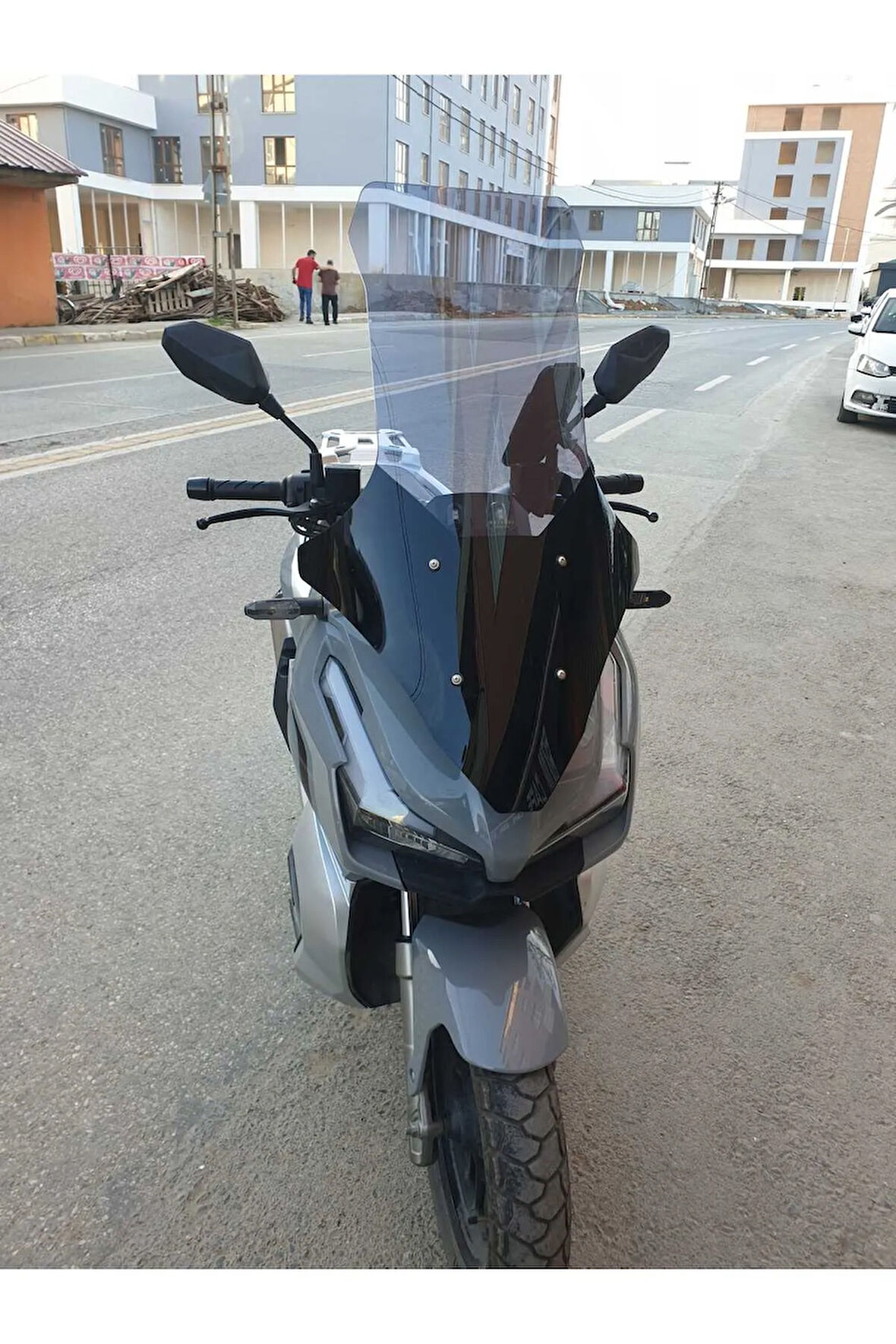 RKS Veloce 150 Siperlik Ön Cam 2023 2024 Model 78cm Açıkfüme Renkli 4mm UZUN CAM