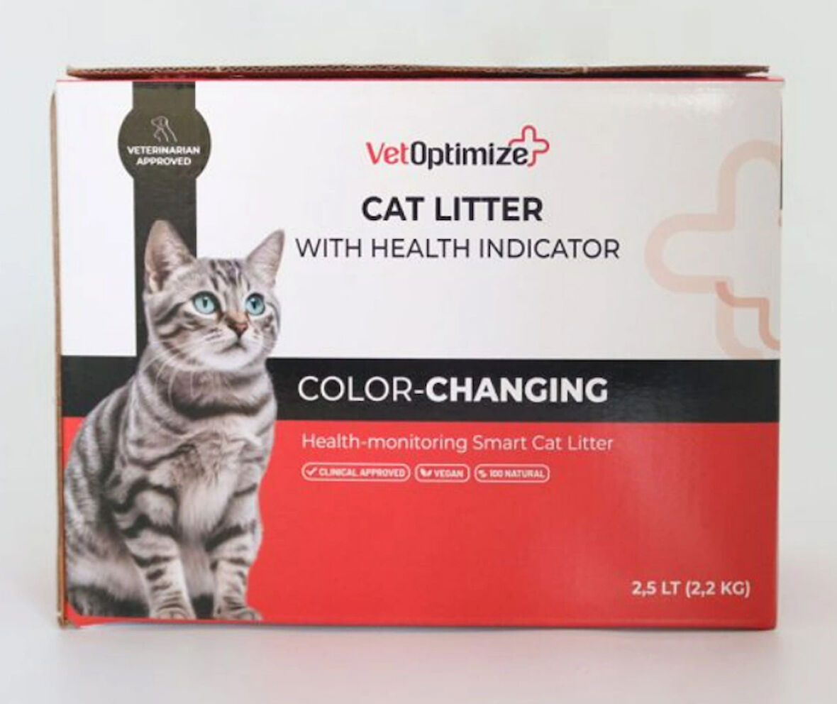 VetOptimize Bentonit Erken Teşhis Kedi Kumu 2,5 L (2,2 KG)