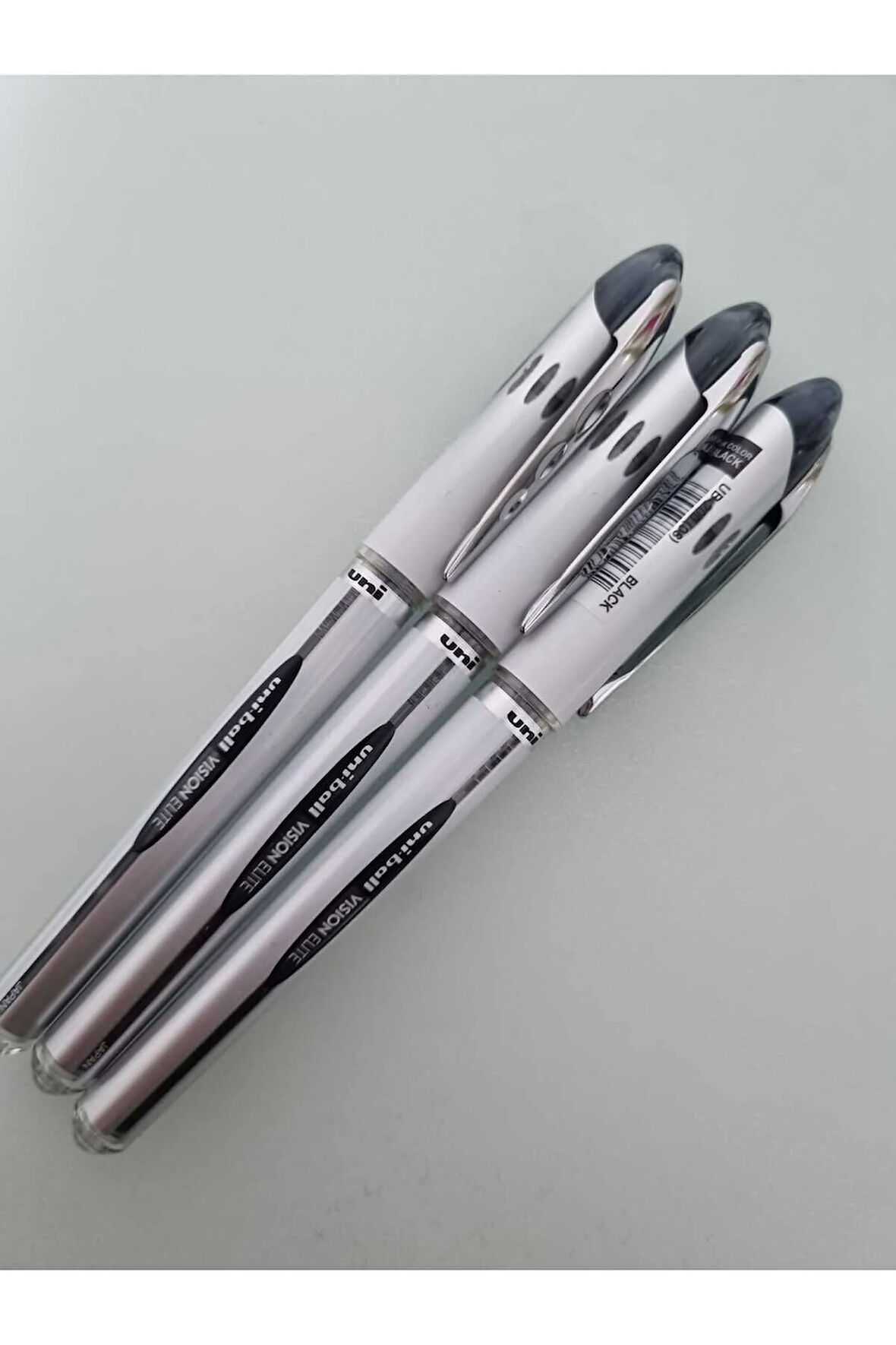 Uni-Ball Roller Kalem Vision Elite Bilye Uç 0.8 MM Kaliteli Siyah (3 adet)