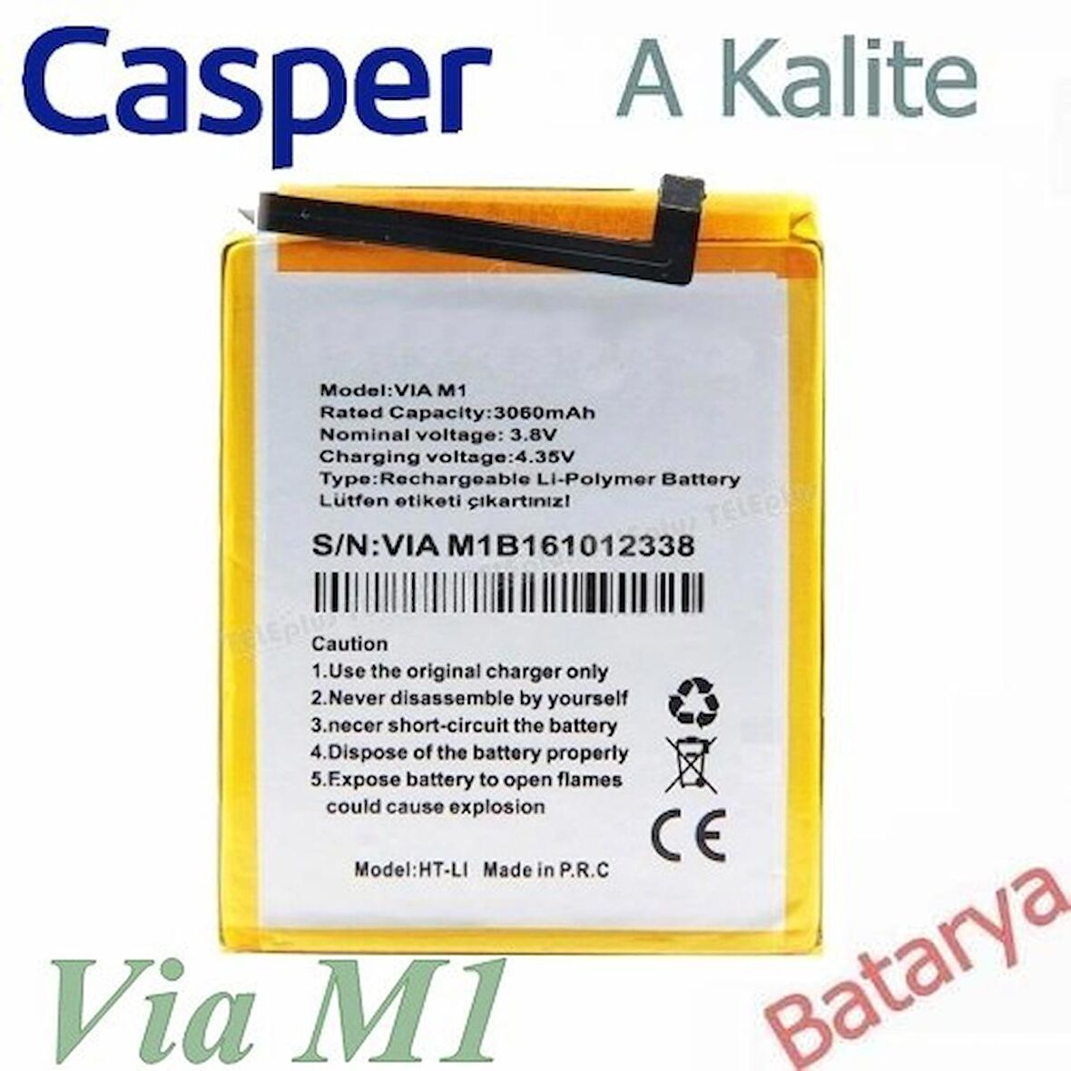 Casper Via M1 Batarya