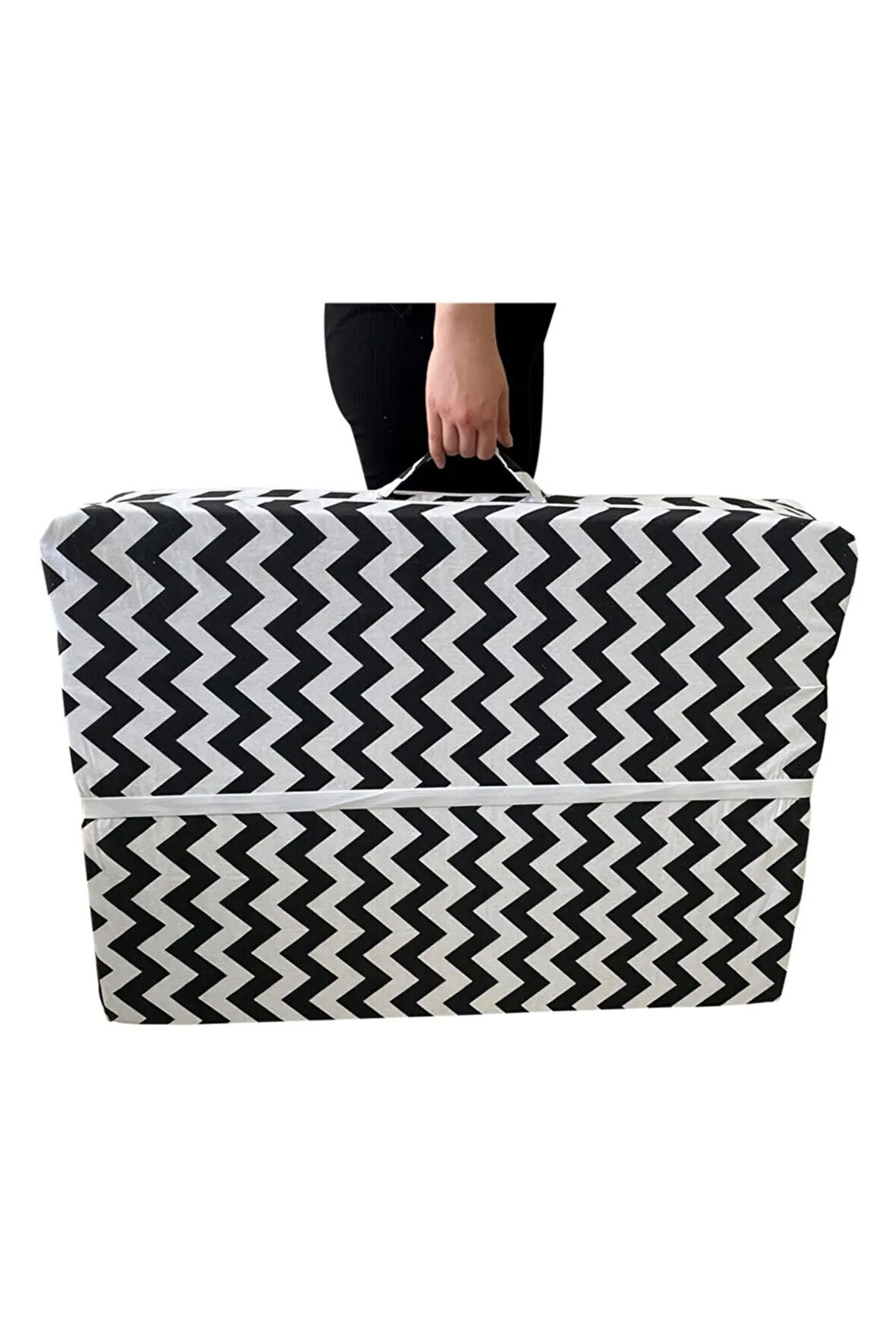 Katlanır Yer Yatağı Sünger Yatak Zikzak 80x180 Cm-6 Cm Tek Kişilik