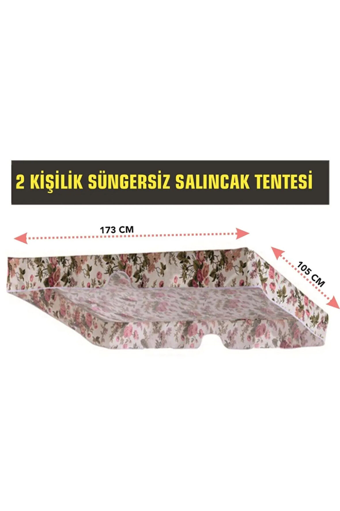 2 Kişilik Salıncak Tentesi (ingiliz Gülü) Bahçe Salıncağı (mindersiz Tente)