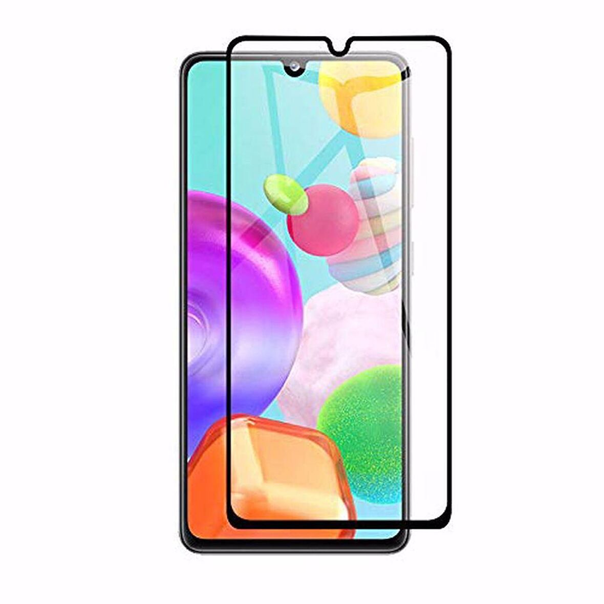 Vivo Y16 Ekranı Tam Kaplayan 5D Cam Ekran Koruyucu