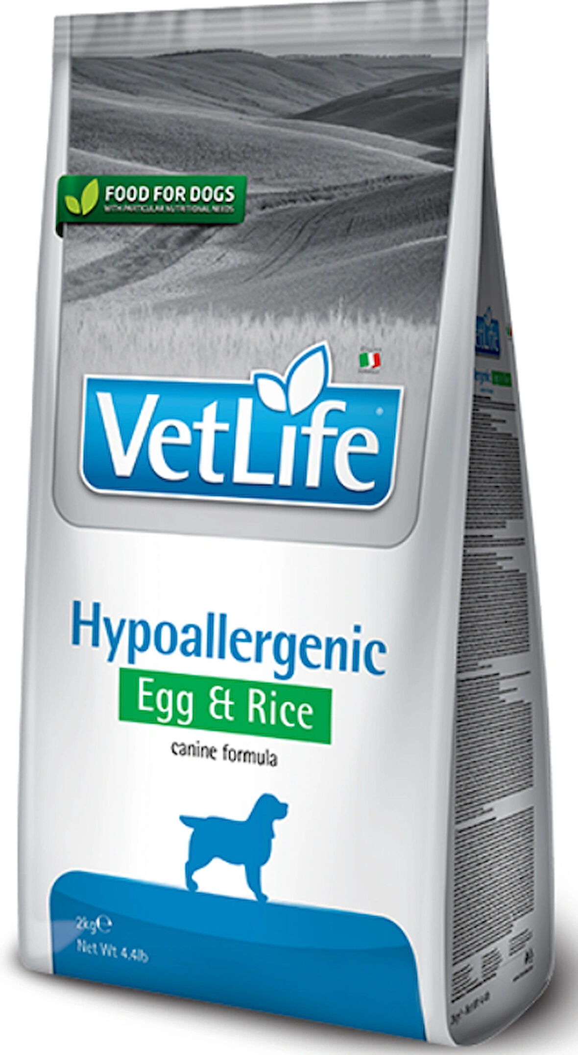 Vet Life Hypoallergenic Egg-Rice Köpek 2 Kg