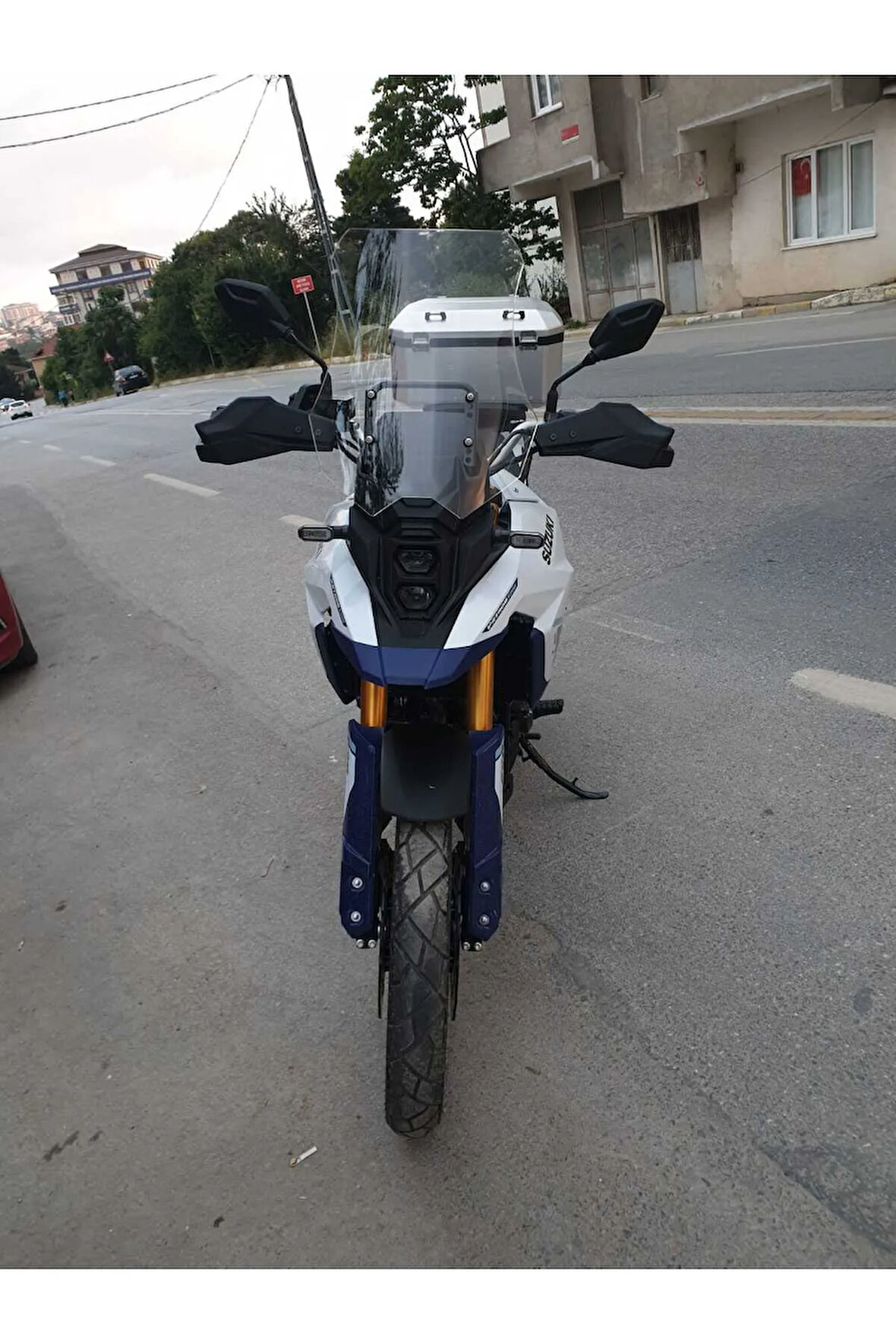 Suzuki V-strom DE 800 Siperlik Ön Cam 2023 2024 Model 50cm Şeffaf Renkli 4mm