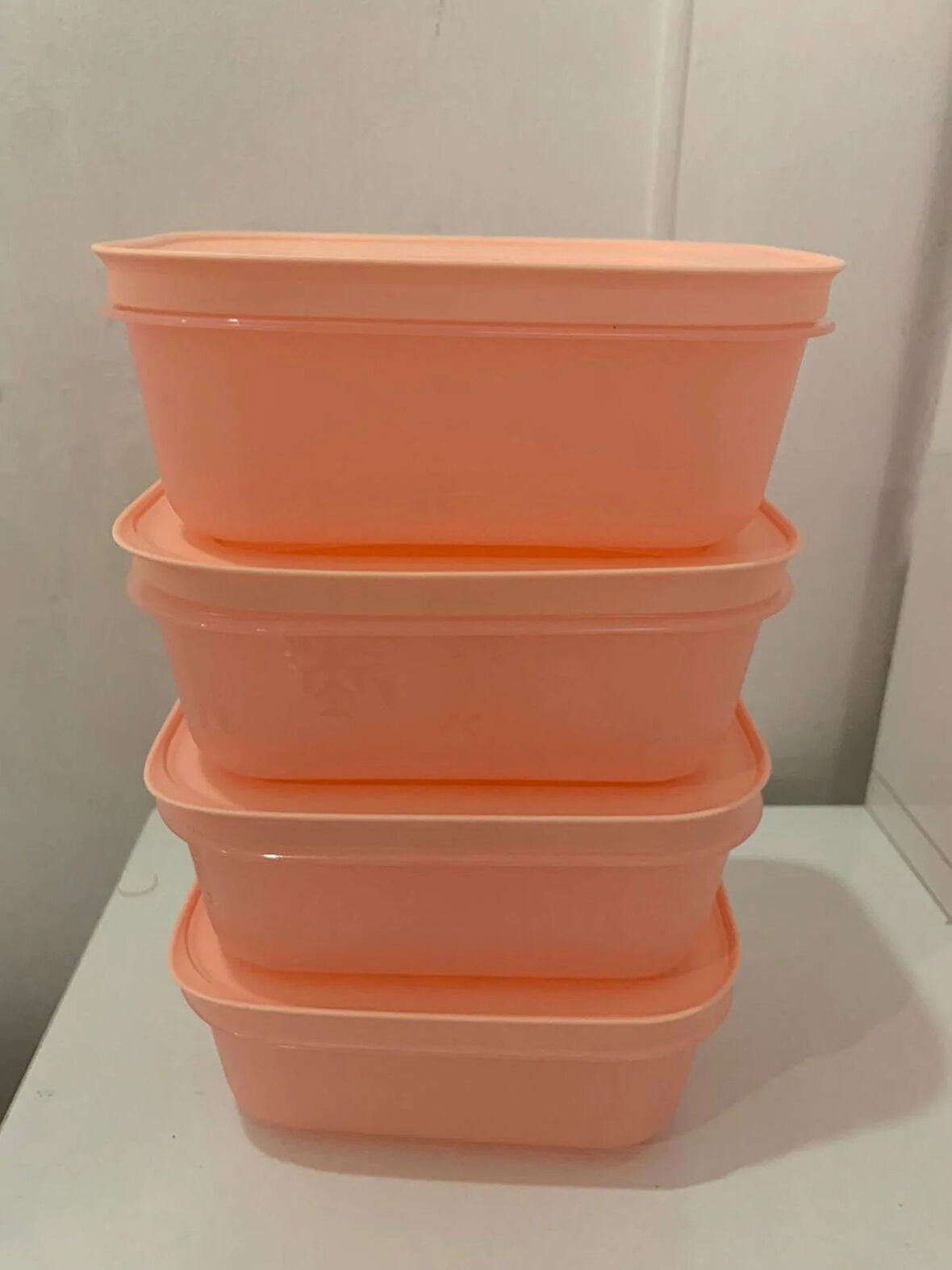 Tupperware Alaska 450 ml 4 lü Set Pembe