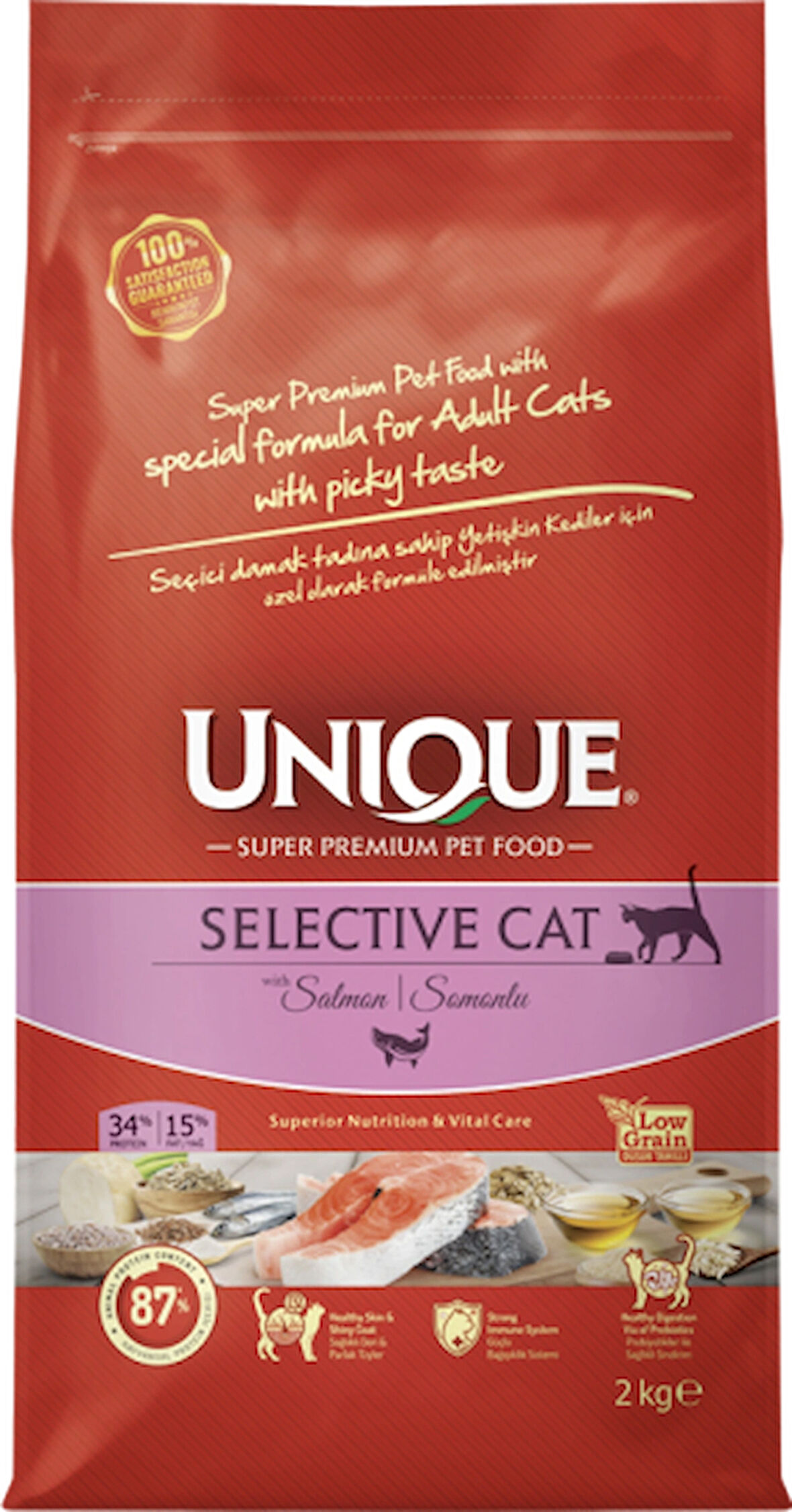 Unique Selective Cat Kedi Maması Somonlu 7kg