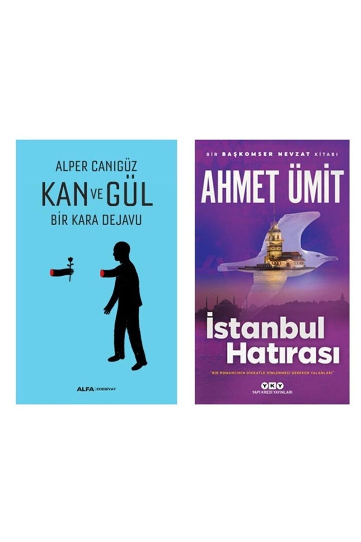 En Popüler Türkçe Polisiye Romanları ( İstanbul Hatırası Ahmet Ümit - Kan ve Gül Alper Canıgüz )
