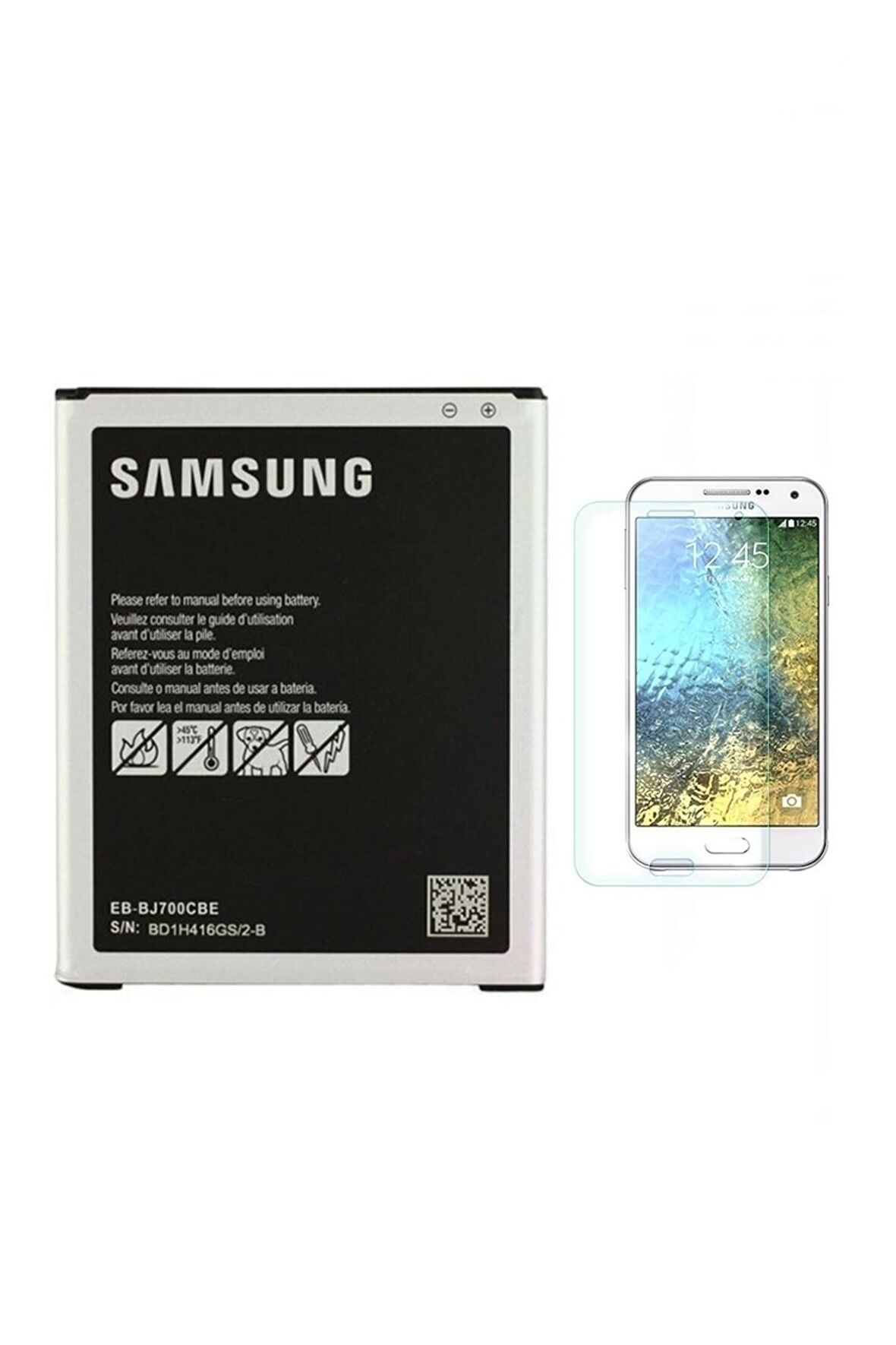 samsung galaxy j7 core pil batarya sm-j701f orjinal batarya kulaklık hediyeli