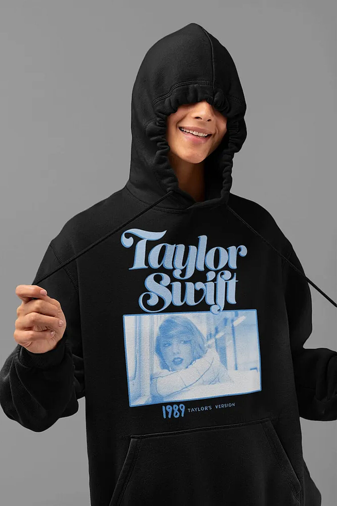 Özel Tasarım Taylor Swift Baskılı Unisex Oversize Şarkıcı Hoodie