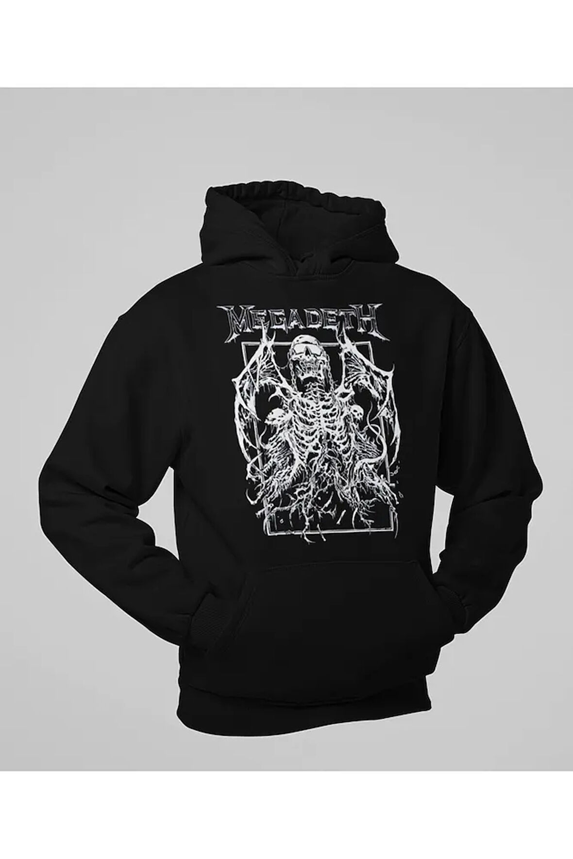 Megadeth Baskılı Unisex Oversize Rock Metal Hoodie