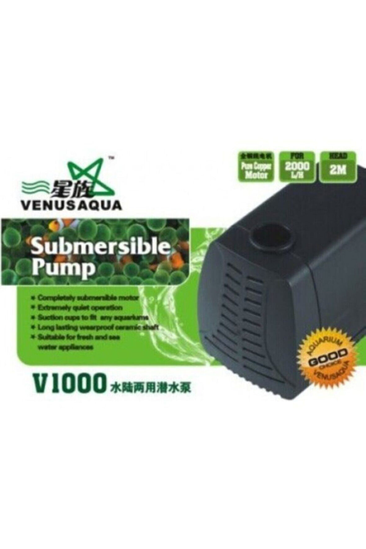 Venus Aqua V-1000 Akvaryum Sump Kafa Motoru 2000 Lt / H 40w